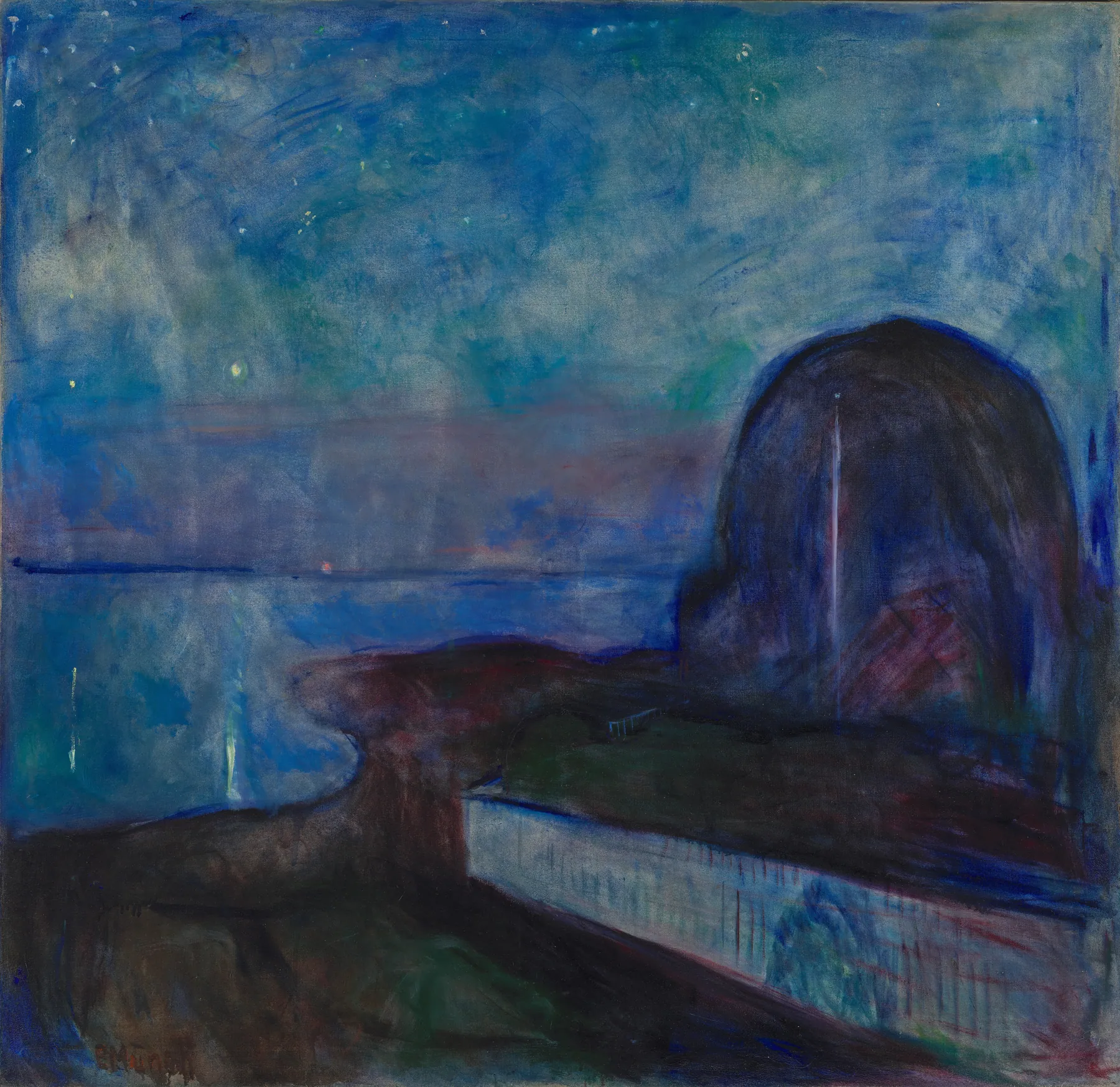 Noche estrellada, de Edvard Munch