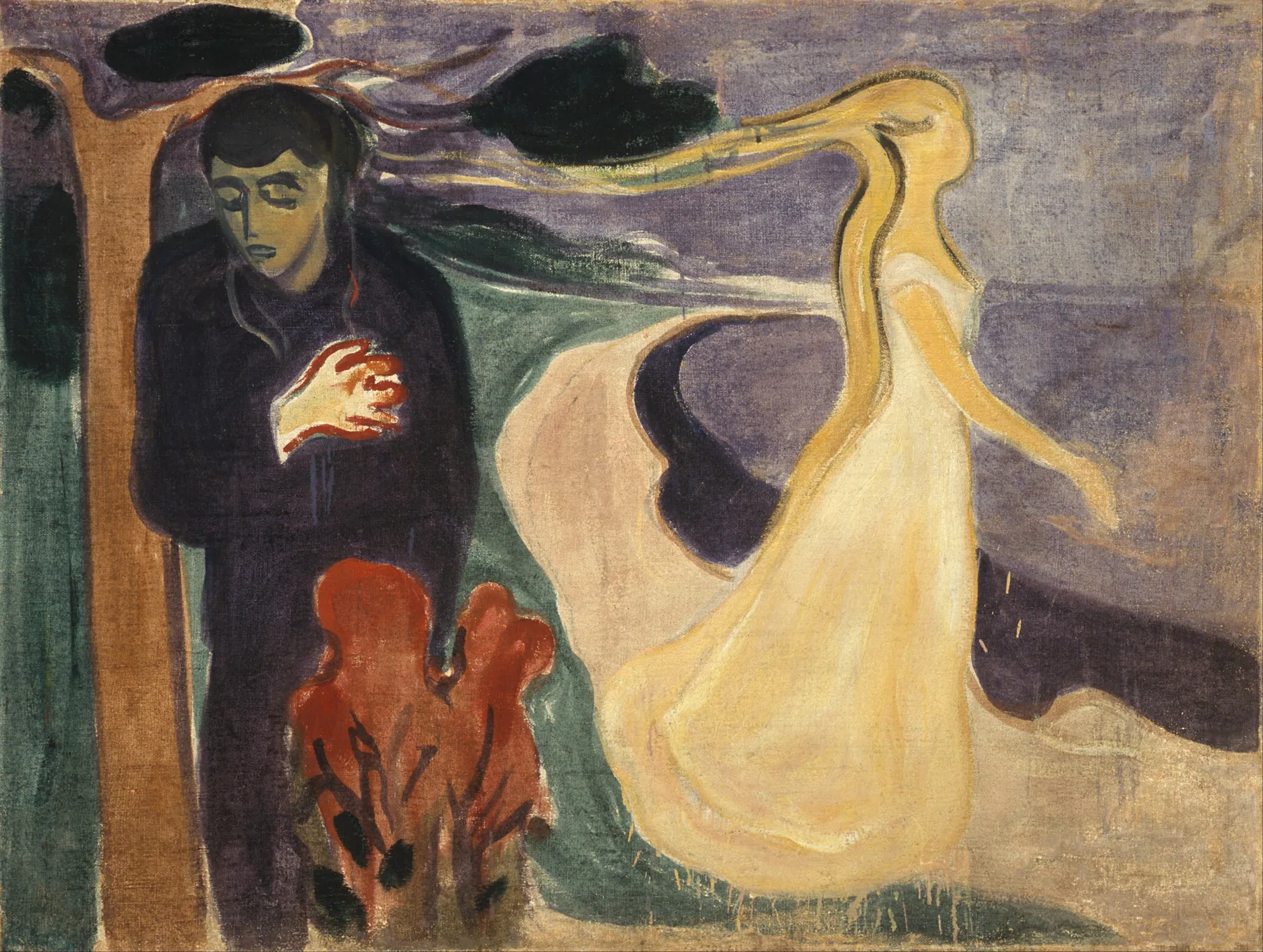 Separación, de Edvard Munch
