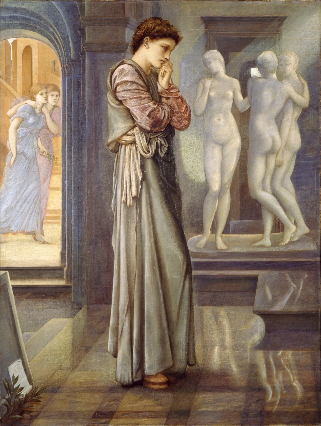 Pigmalión y la imagen, de Edward Burne-Jones