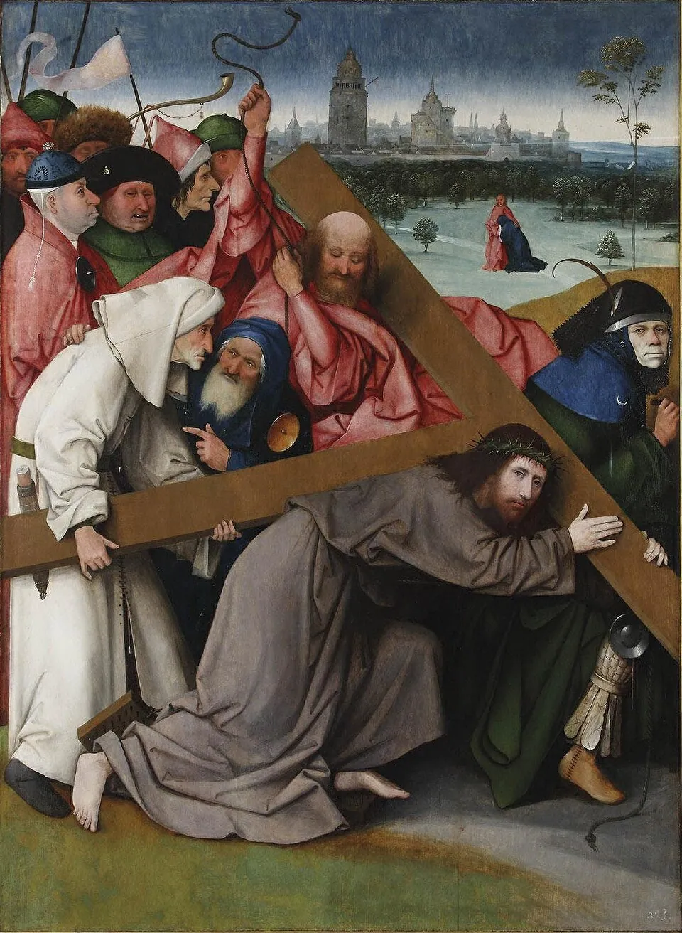 Cristo con la cruz a cuestas, de El Bosco
