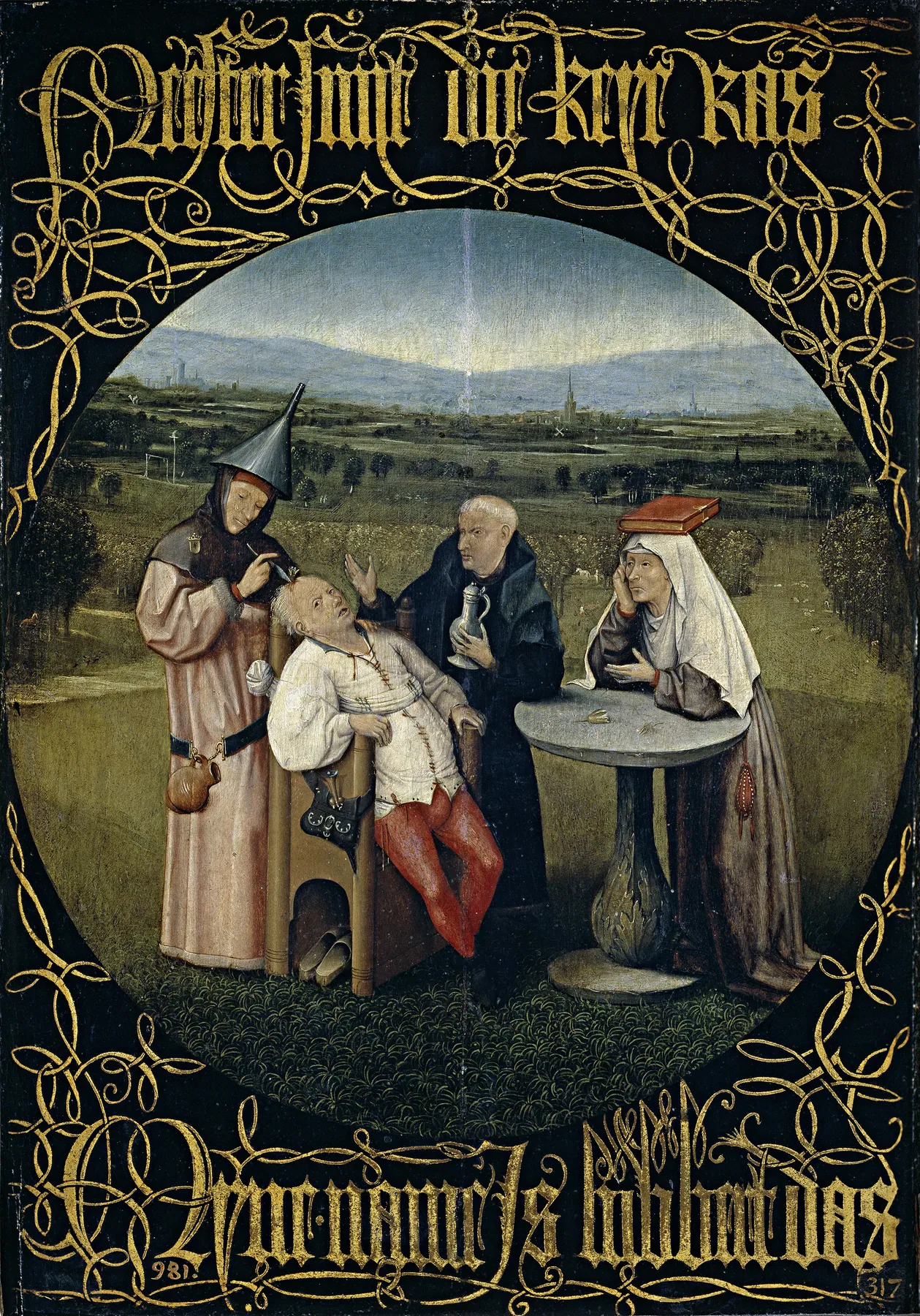 Extracción de la piedra de la locura, de El Bosco