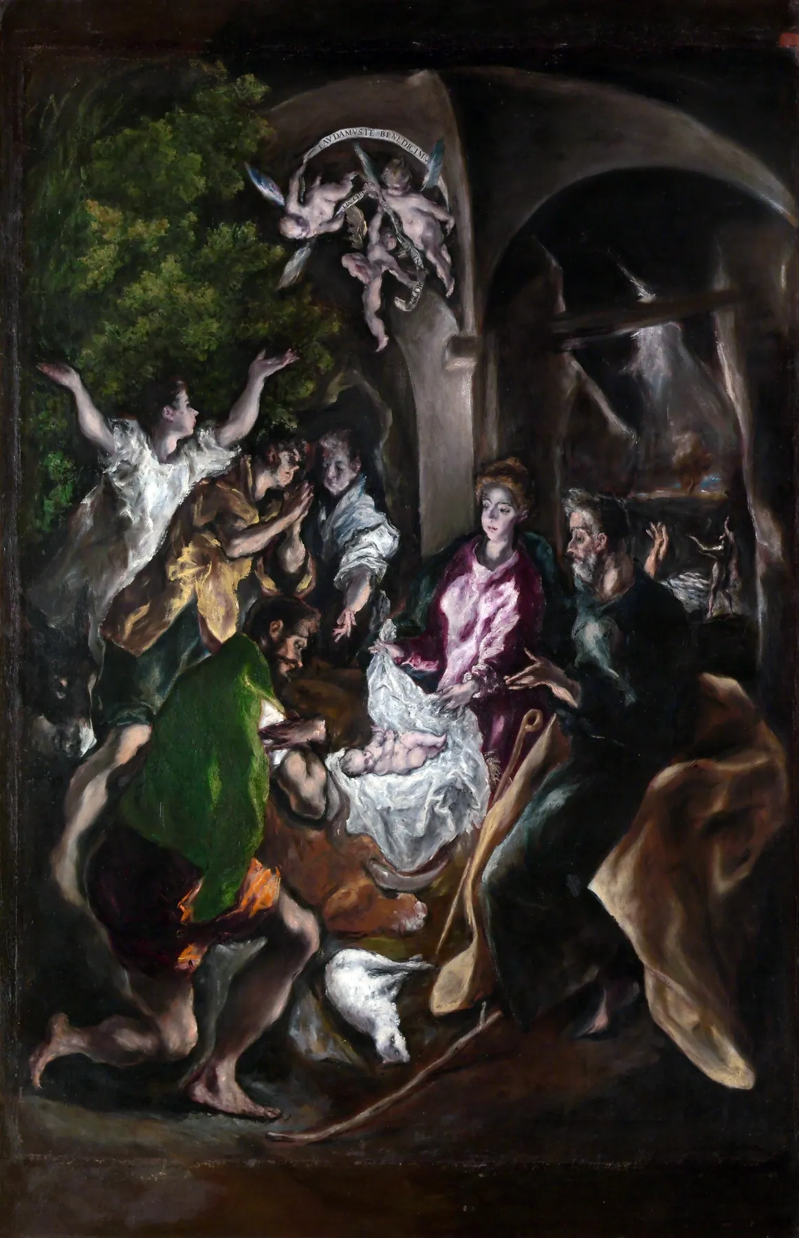 Adoración de los pastores, de El Greco