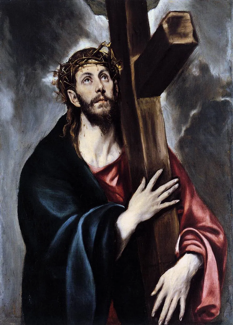 Cristo abrazado a la cruz, de El Greco
