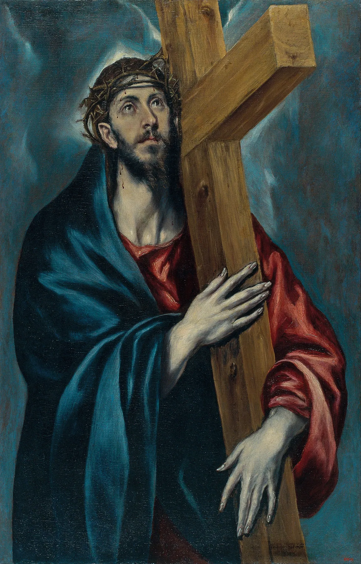 Cristo llevando la cruz, de El Greco