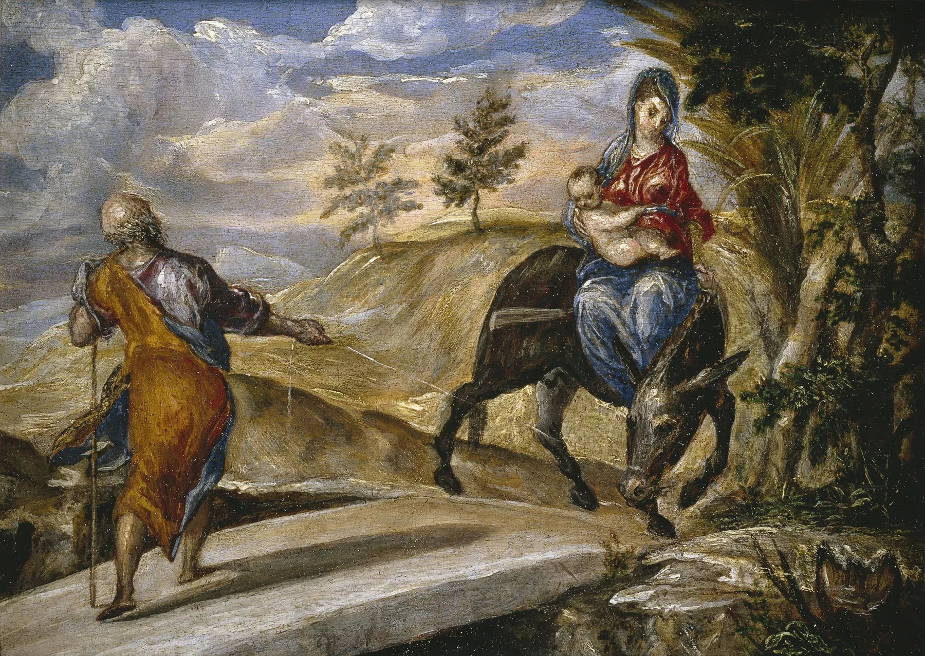 La huida a Egipto, de El Greco