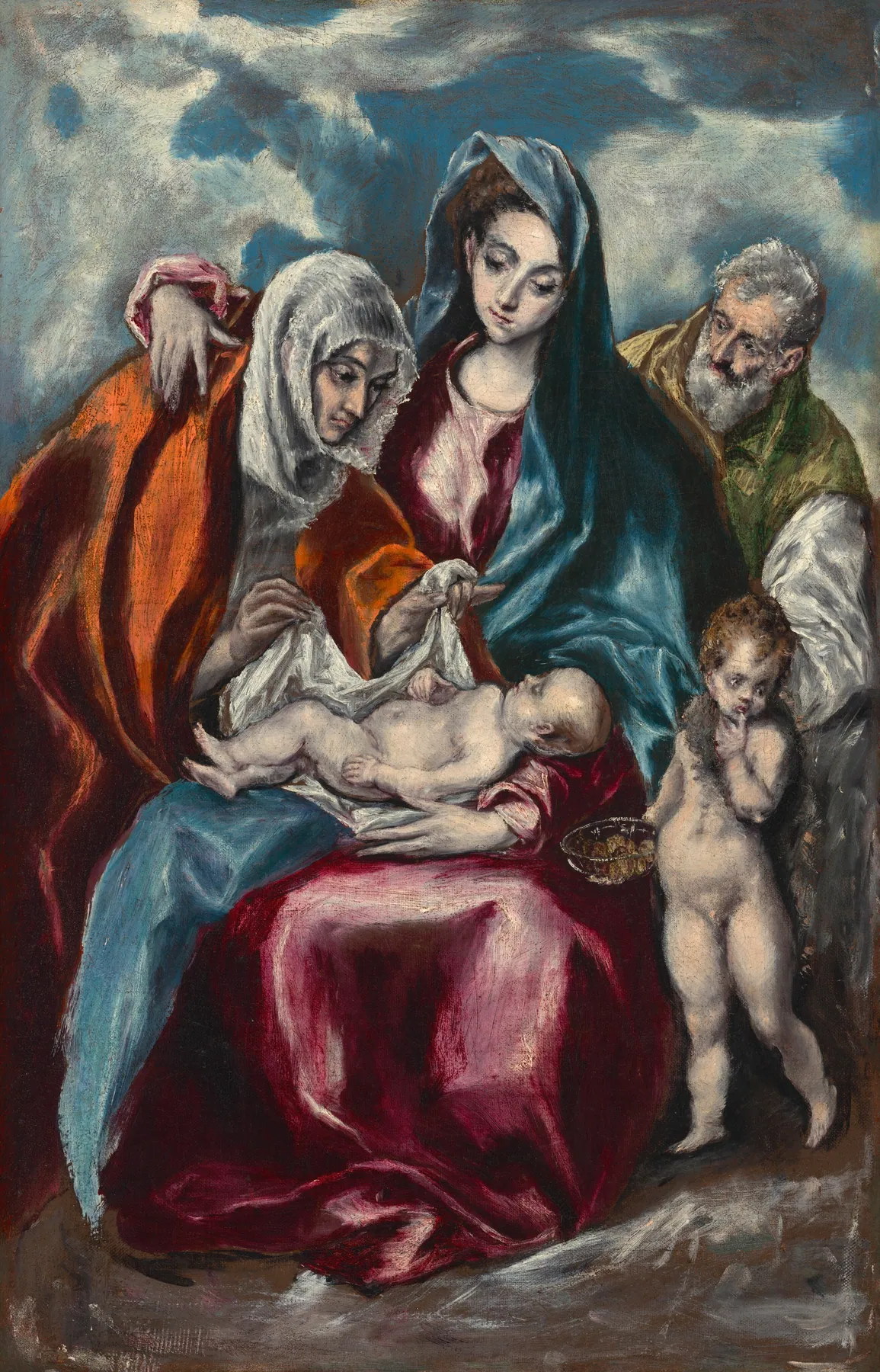 La Sagrada Familia con Santa Ana y el Niño San Juan Bautista, de El Greco