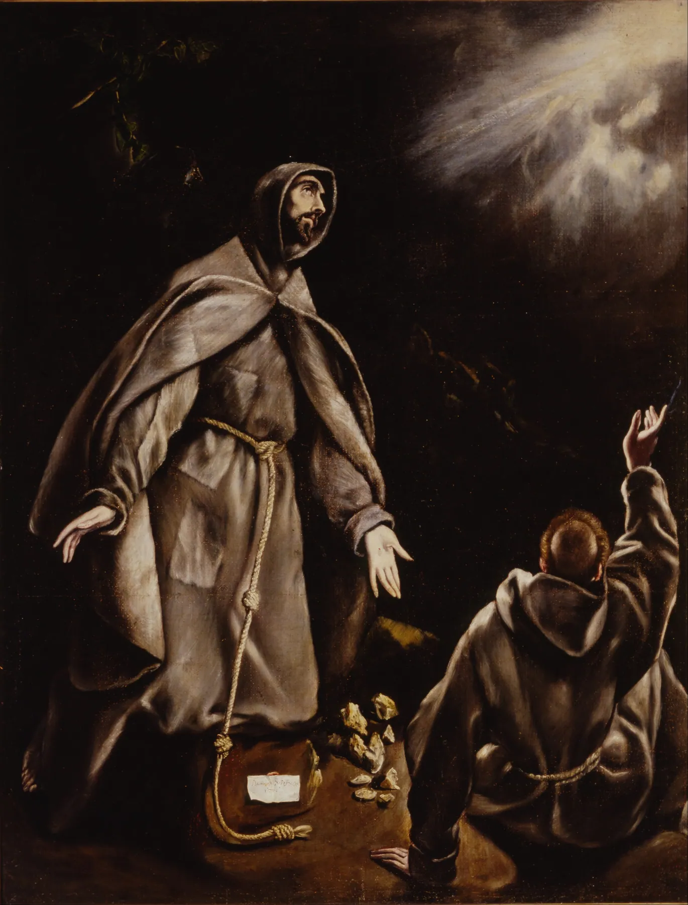 San Francisco en éxtasis, de El Greco
