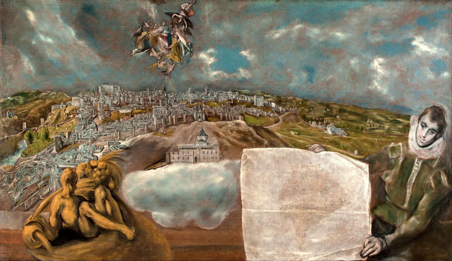 Vista y plano de Toledo, de El Greco