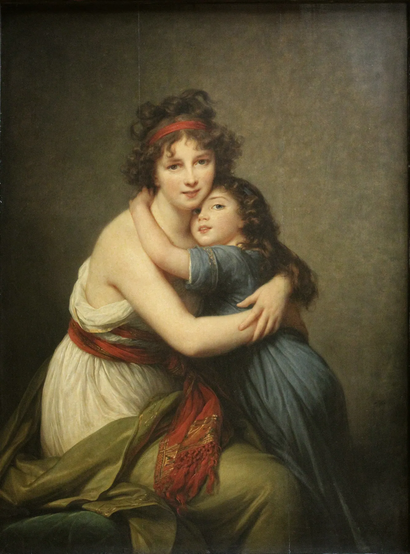 Autorretrato con su hija, de Élisabeth Vigée Le Brun