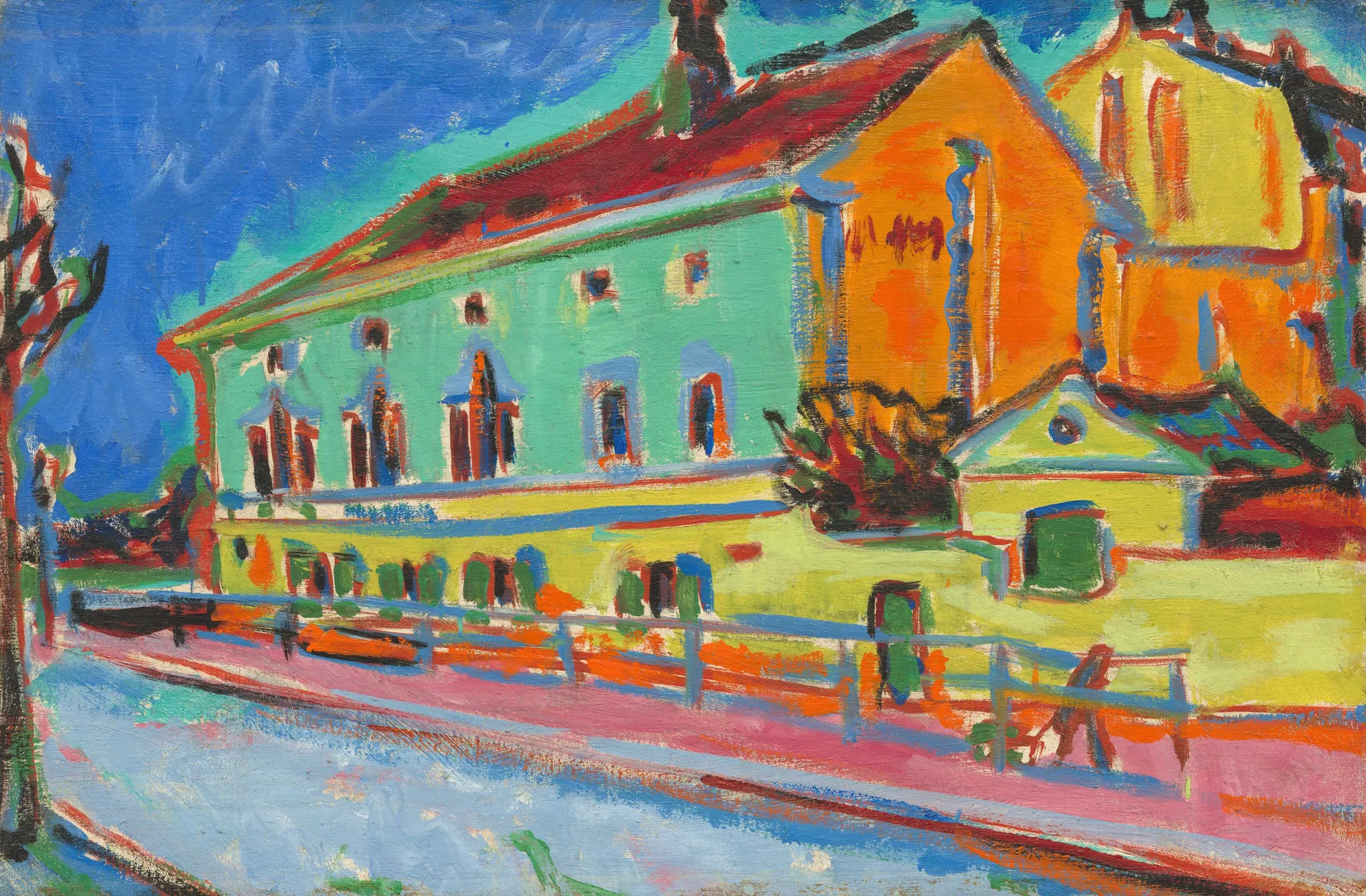 Sala de baile Bellevue [anverso], de Ernst Ludwig Kirchner