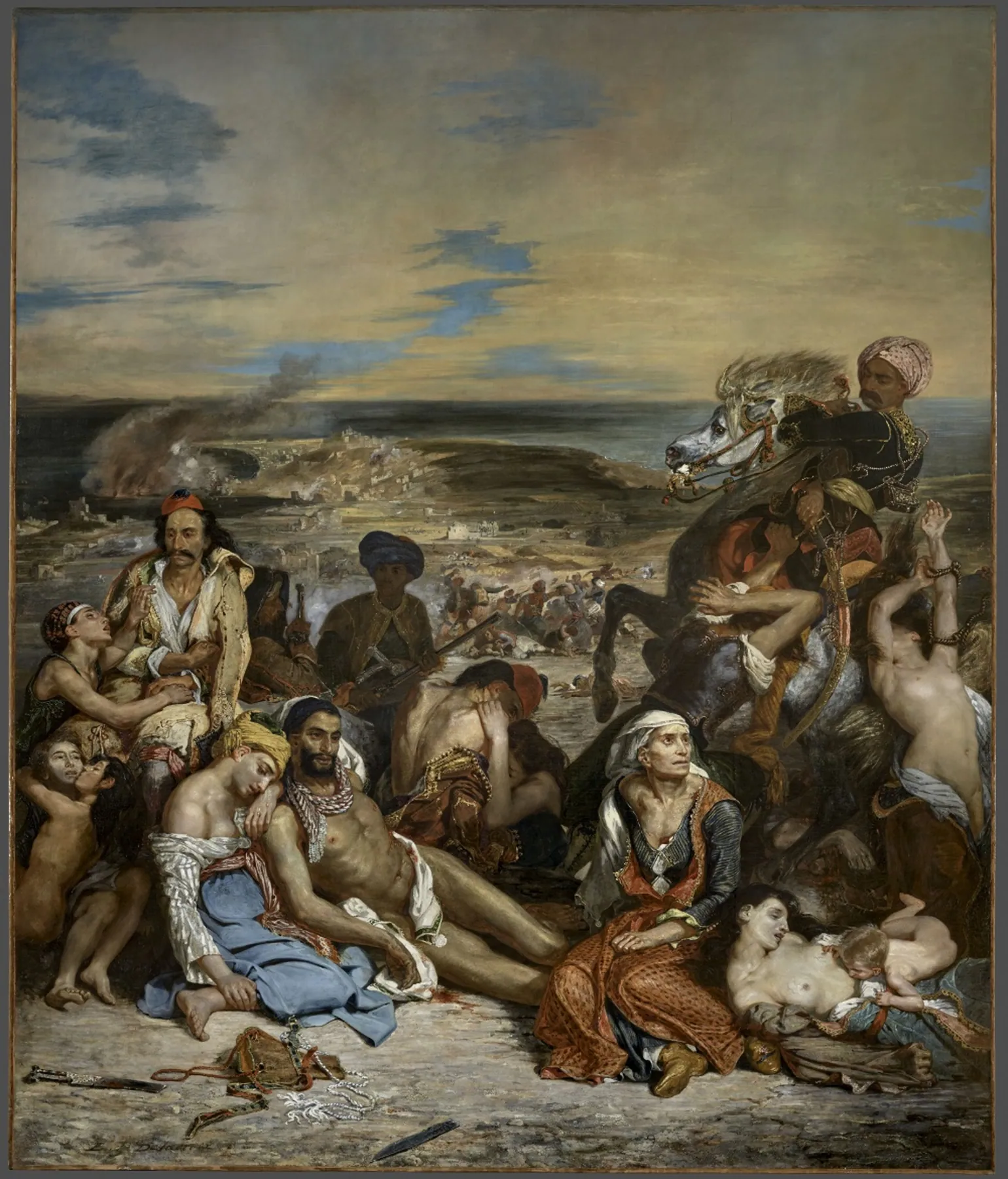 La matanza de Quíos, de Eugène Delacroix
