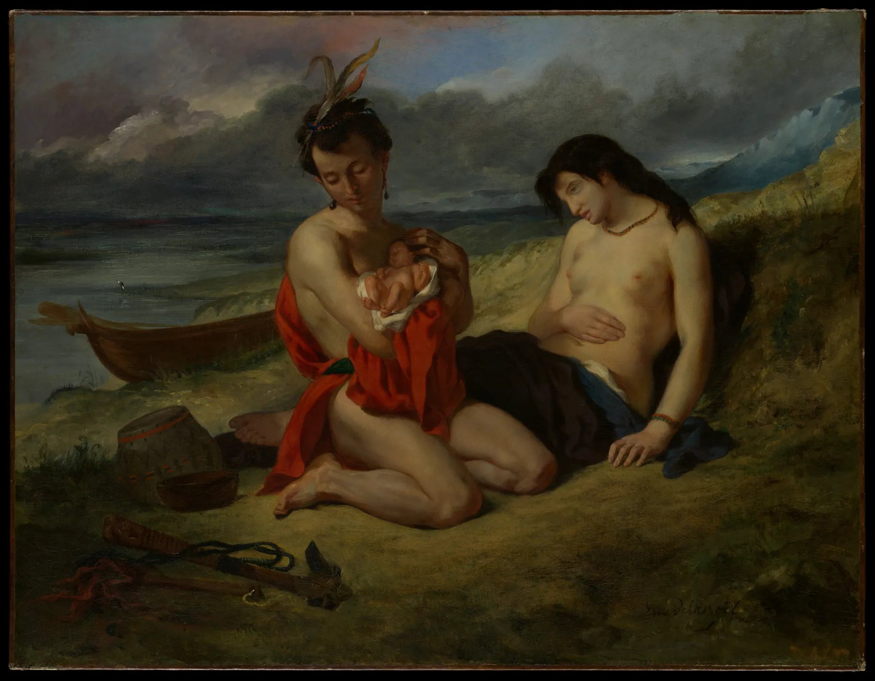 Los natchez, de Eugène Delacroix