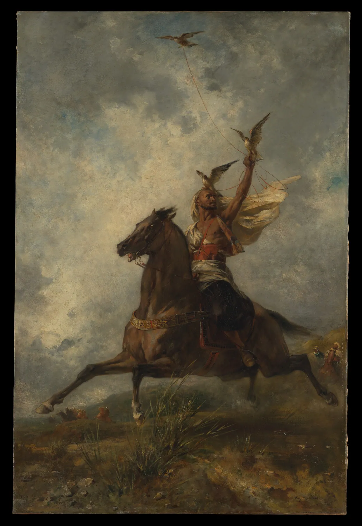 El halconero árabe, de Eugène Fromentin