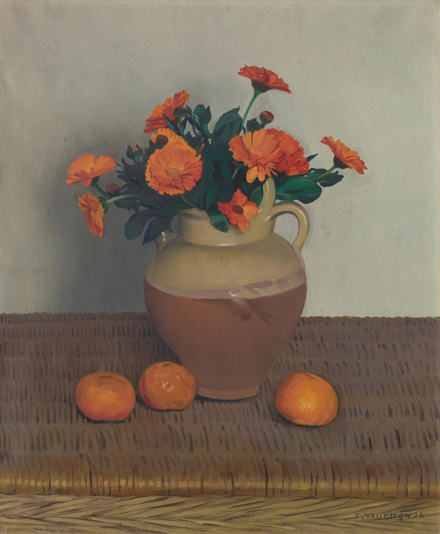 Caléndulas y mandarinas, de Félix Vallotton