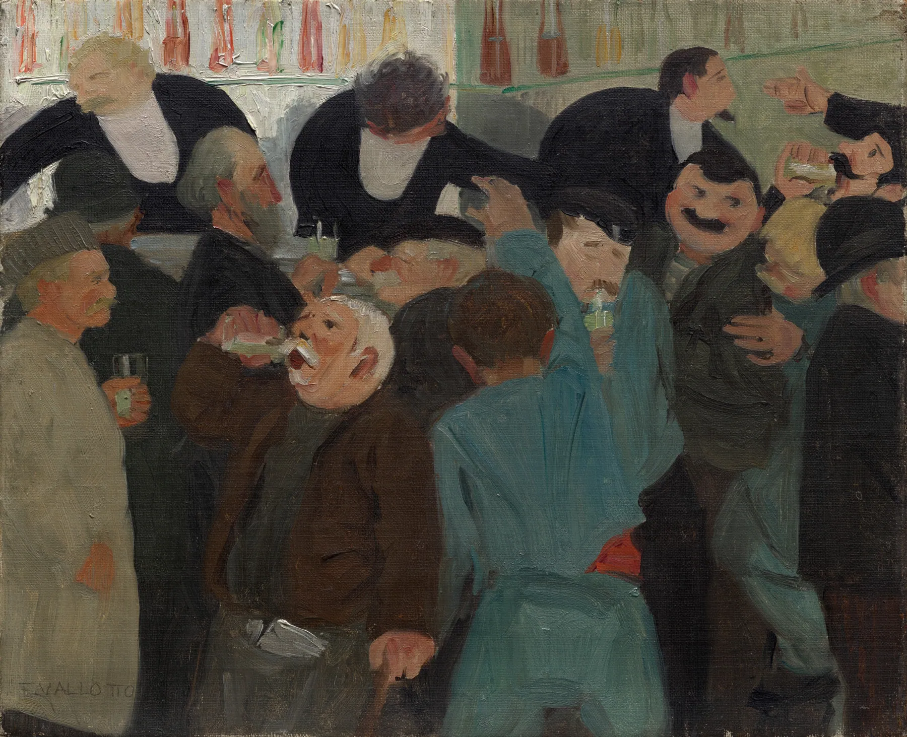 El bistró, de Félix Vallotton