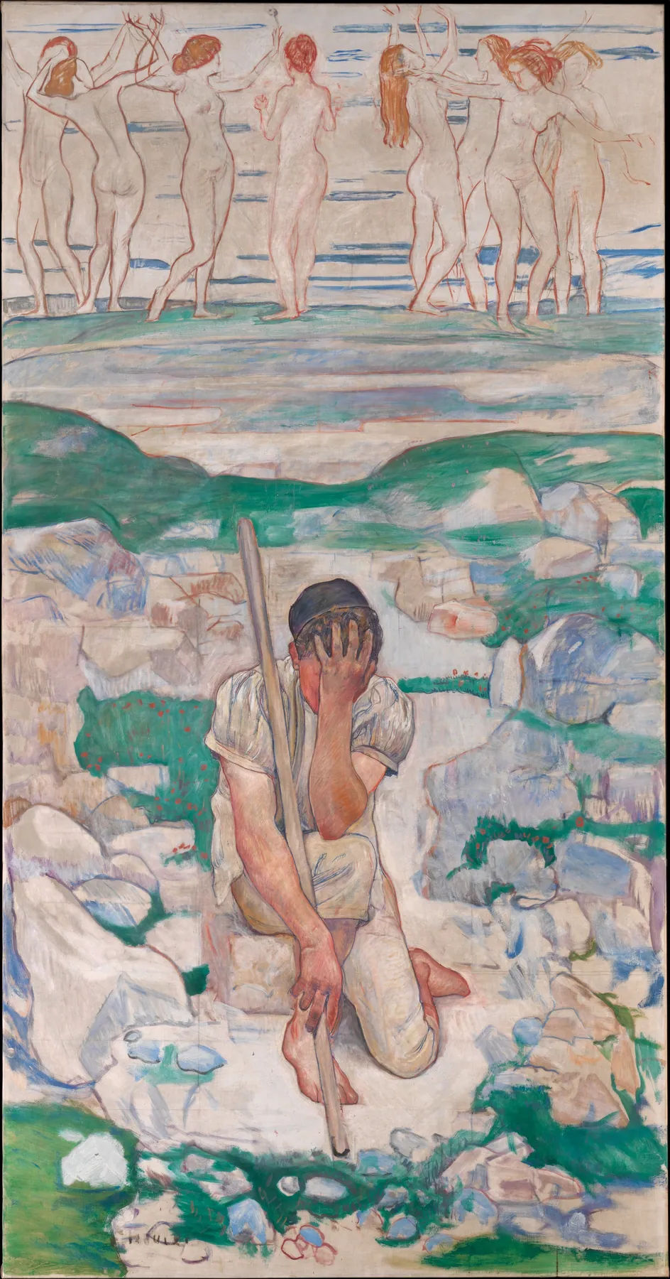 El sueño del pastor, de Ferdinand Hodler