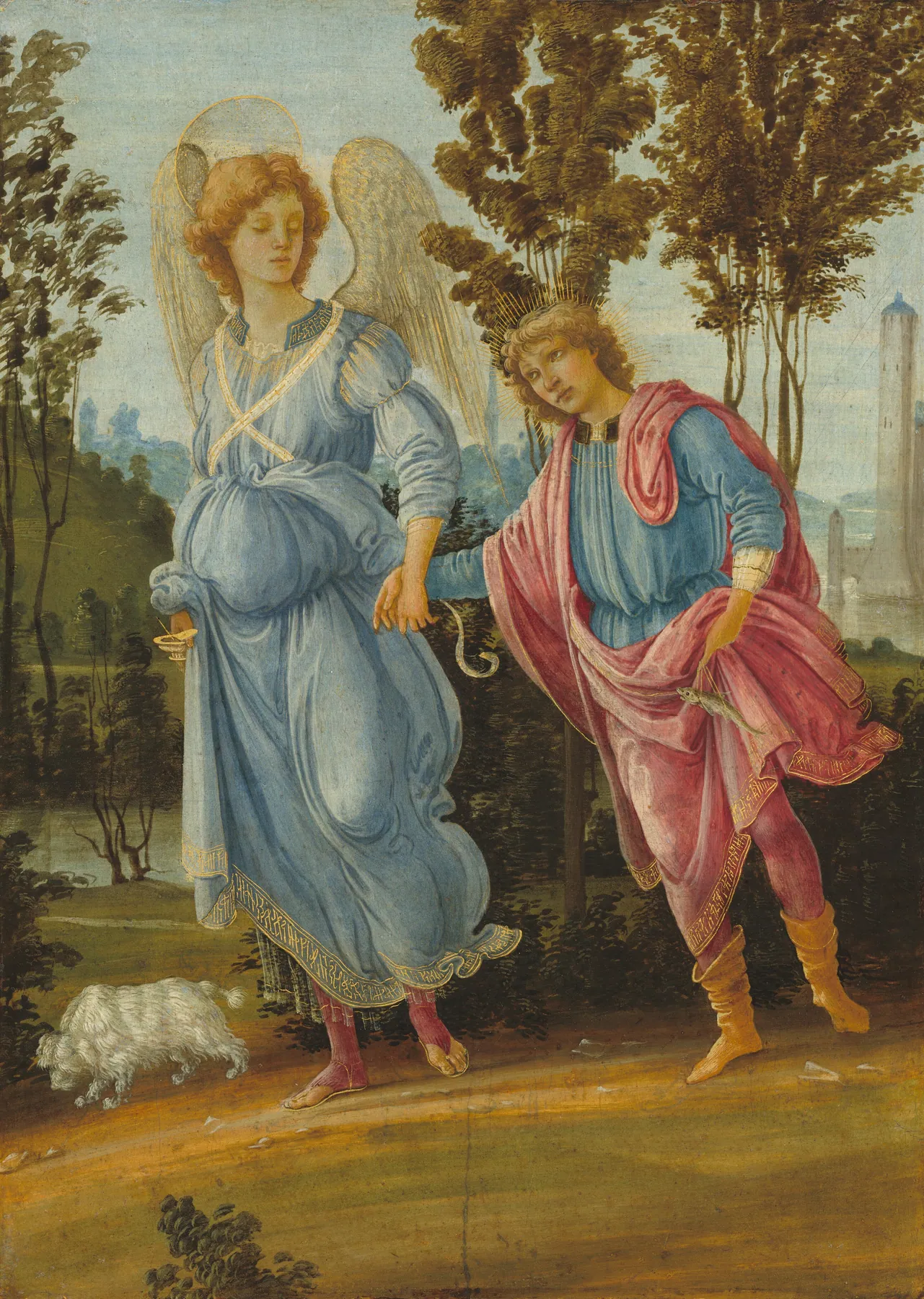 Tobías y el ángel, de Filippino Lippi