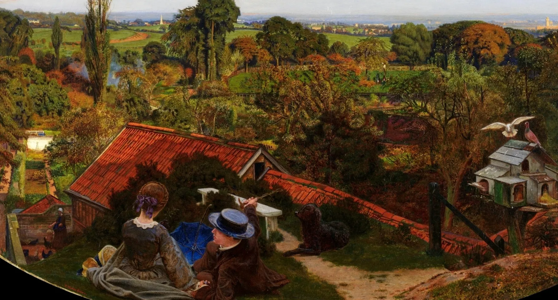 Otoño inglés, de Ford Madox Brown
