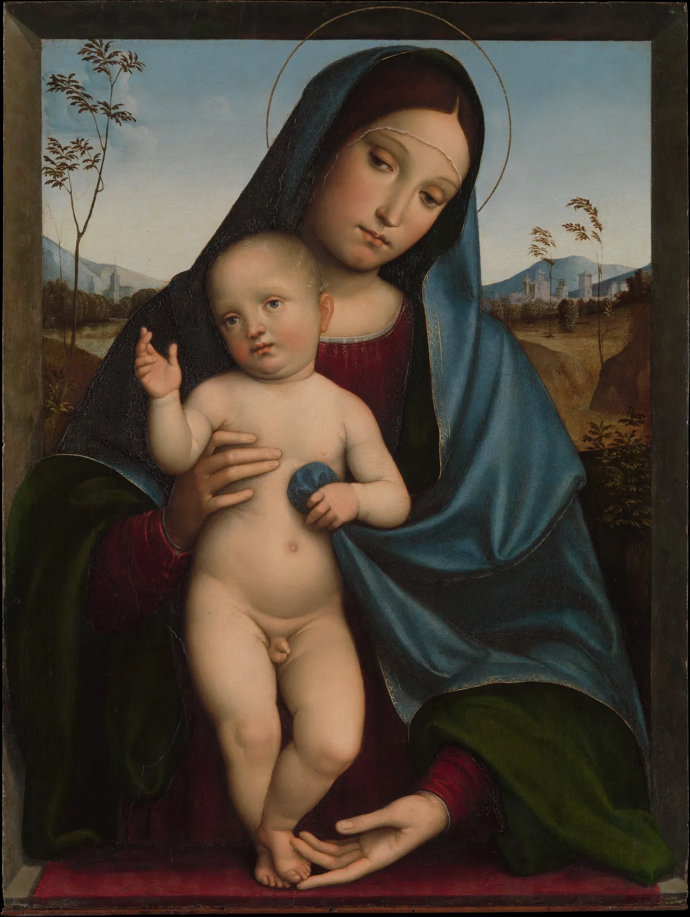 Virgen con el Niño, de Francesco Francia