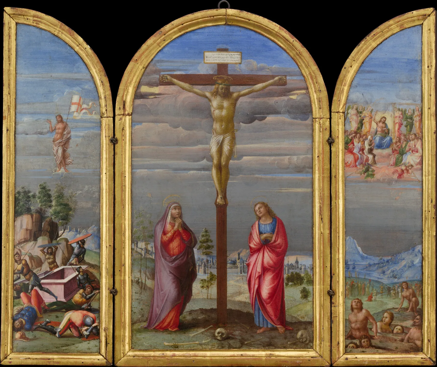 La Crucifixión, de Francesco Granacci