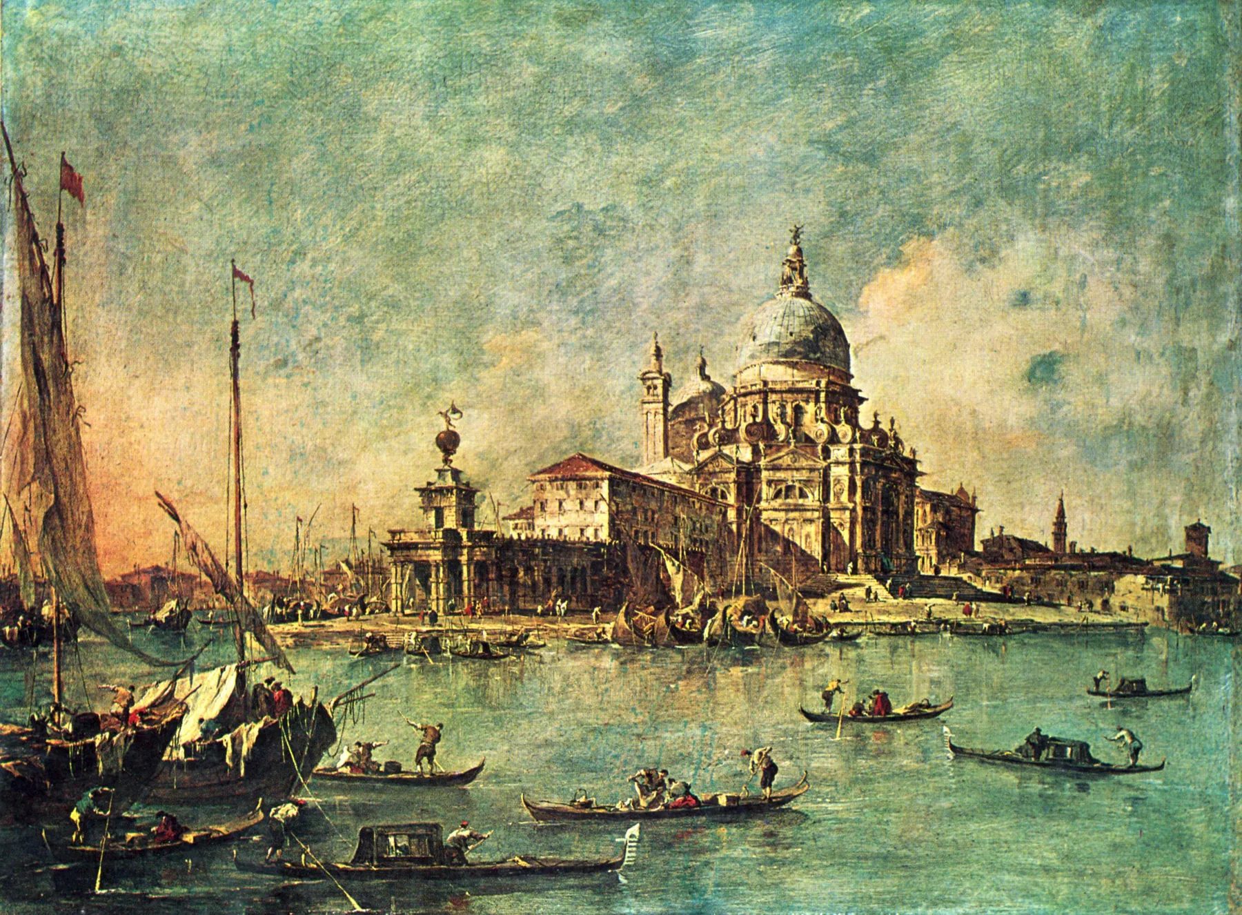 El Muelle con la aduana de Venecia, de Francesco Guardi