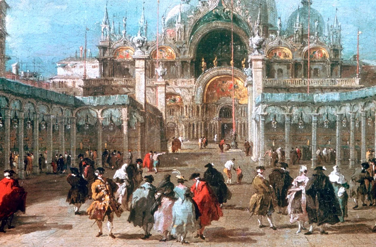 El Palacio Ducal durante las fiestas, de Francesco Guardi