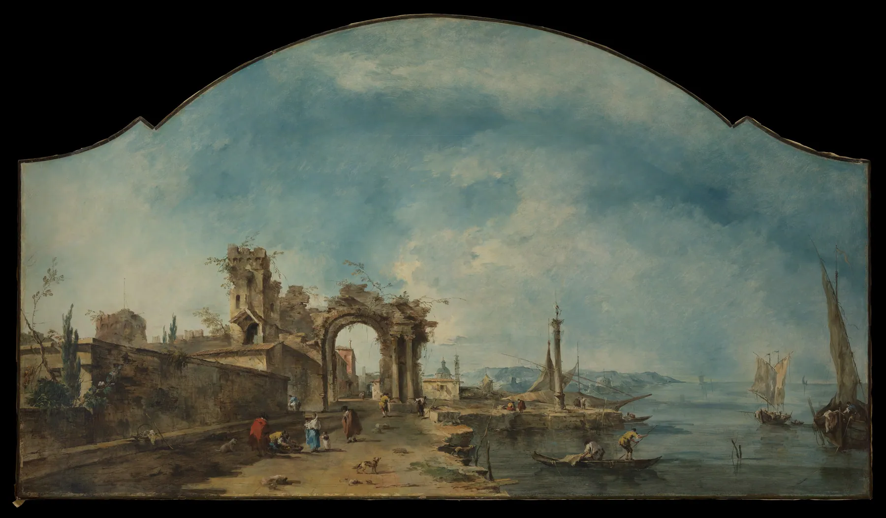 Paisaje fantástico, de Francesco Guardi