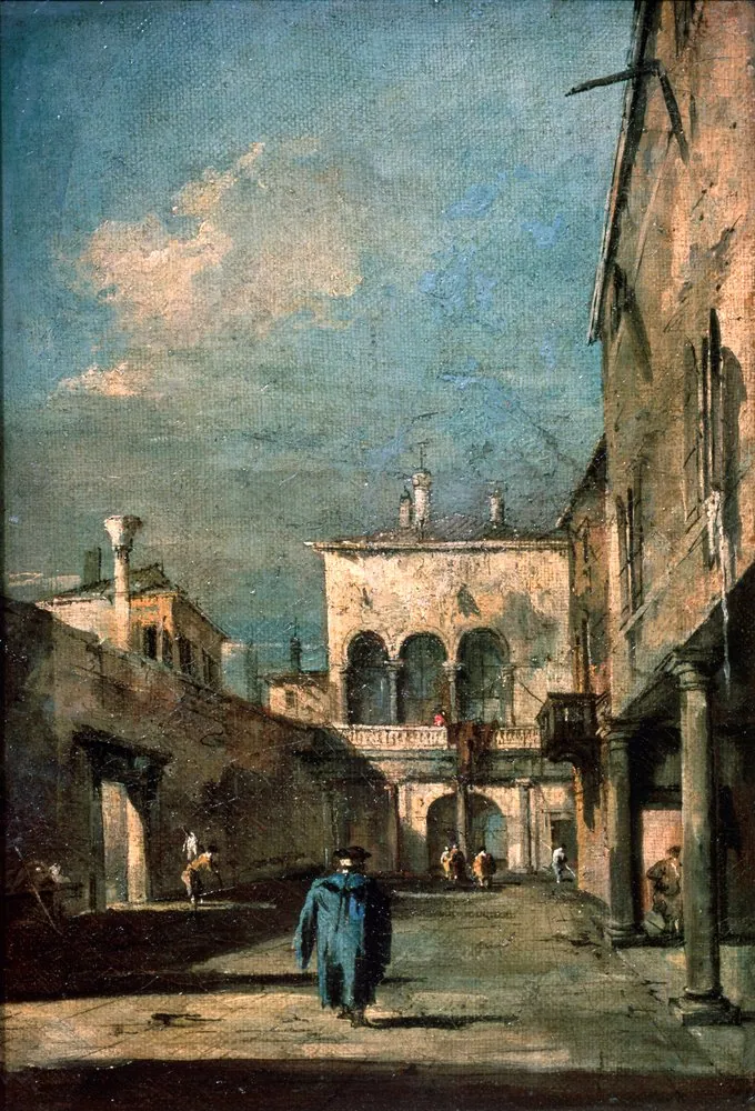 Paisaje veneciano, de Francesco Guardi