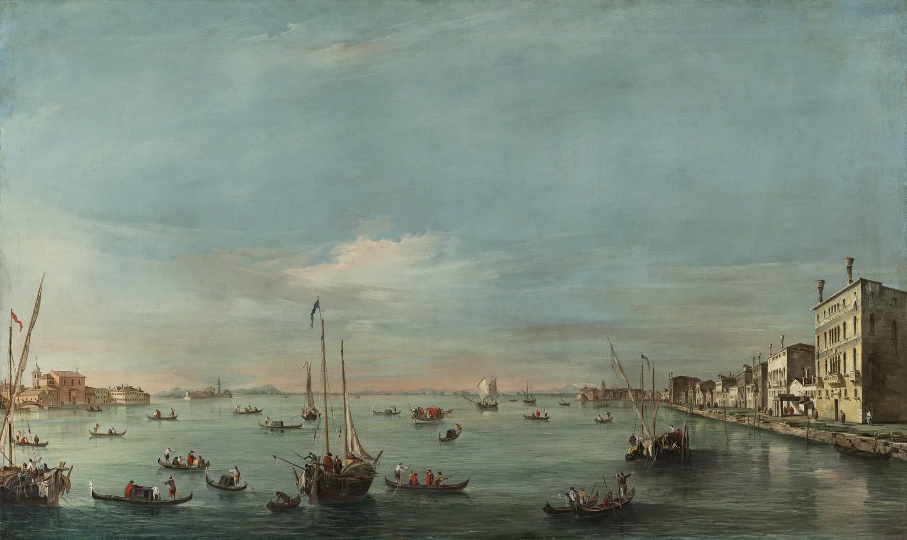 Vista de la Giudecca, de Francesco Guardi