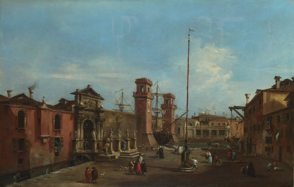 Vista del Arsenal, de Francesco Guardi