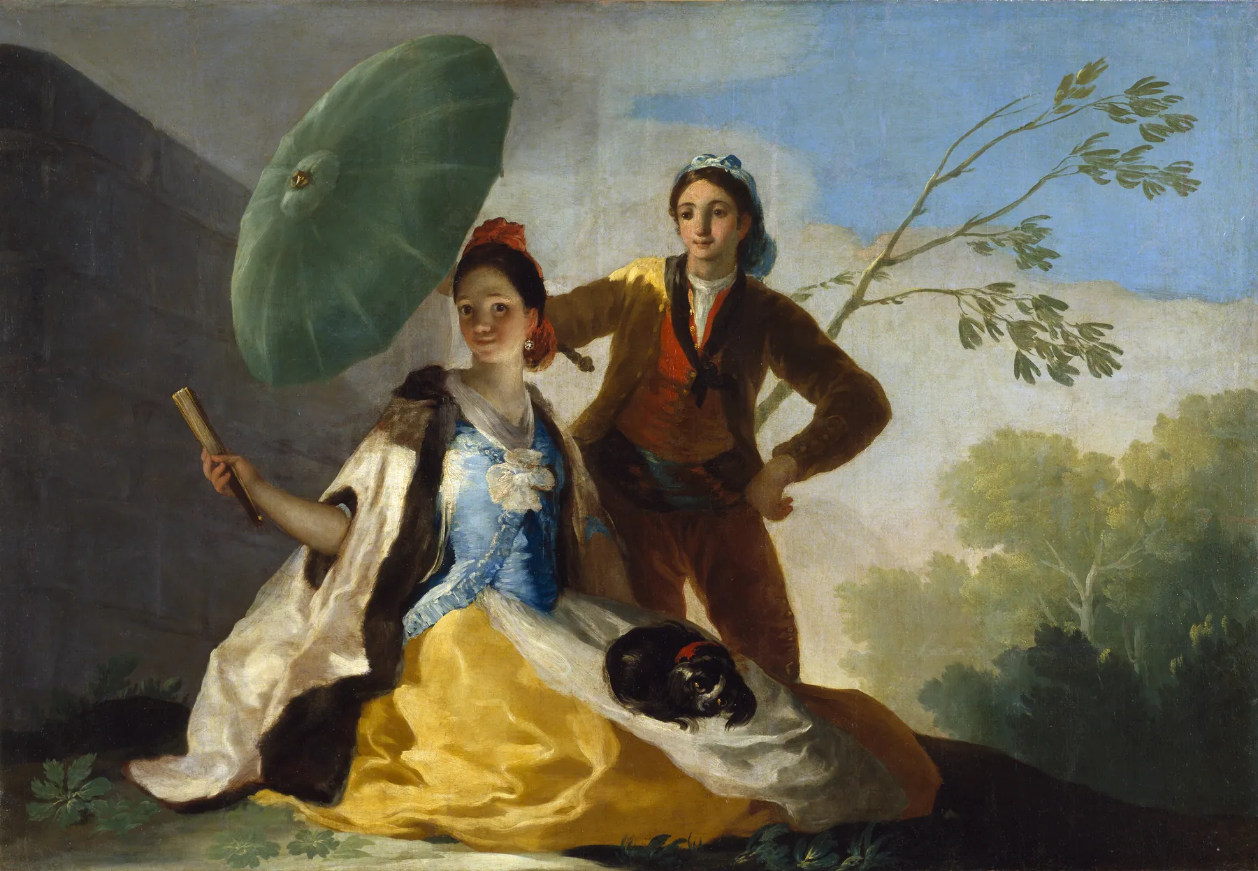 El quitasol, de Francisco de Goya