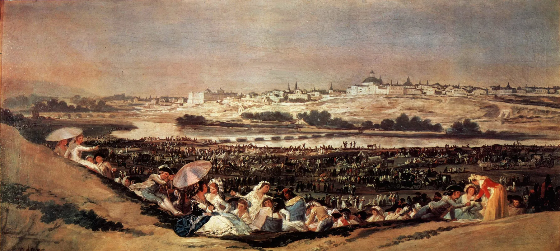 La pradera de San Isidro, de Francisco de Goya