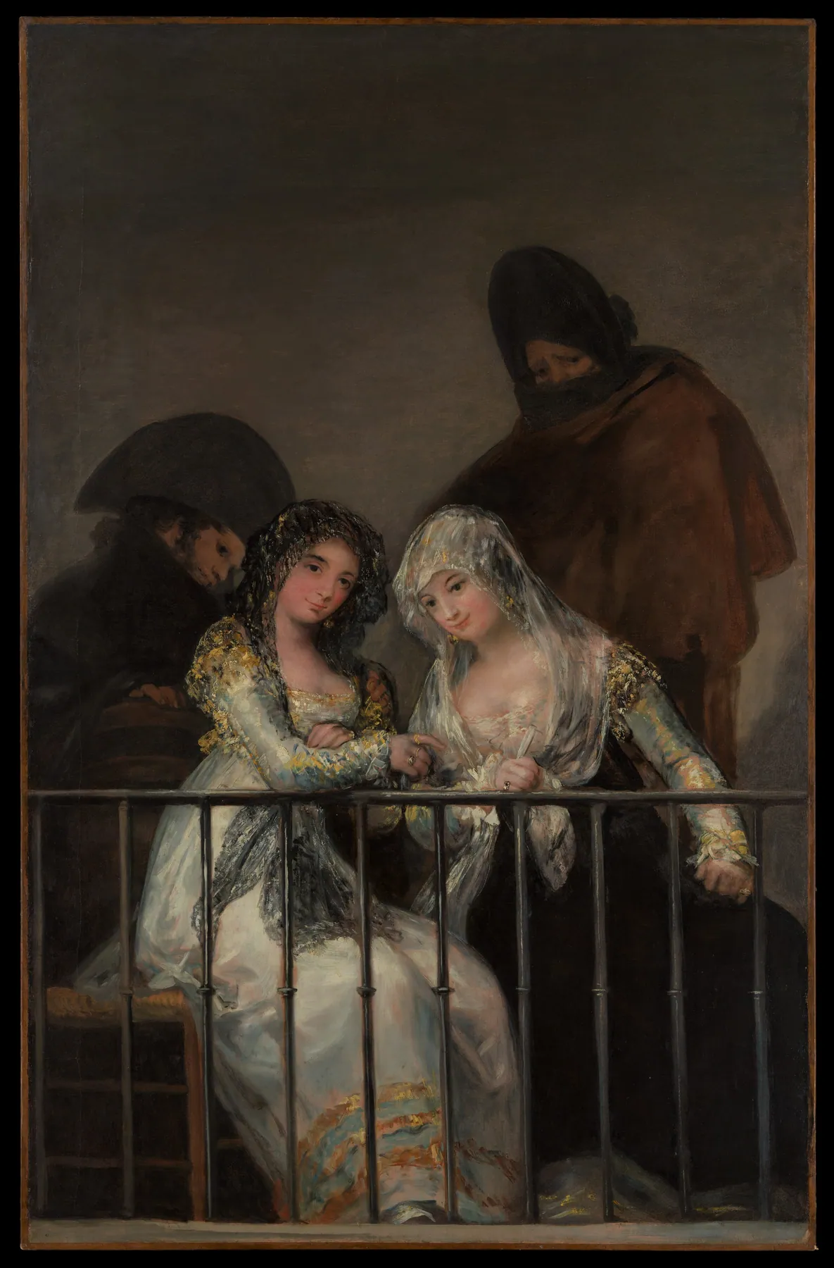 Majas en el balcón, de Francisco de Goya