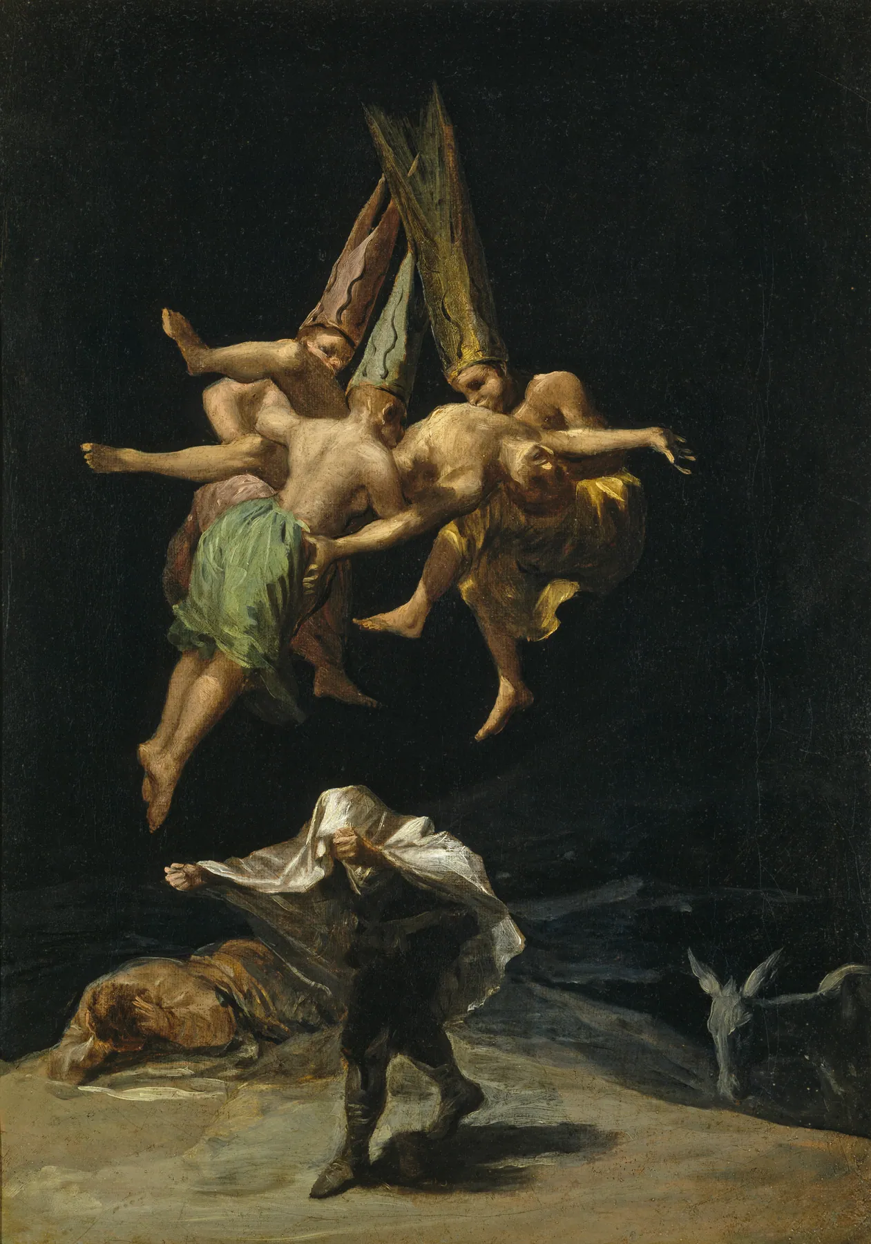 Vuelo de brujas, de Francisco de Goya