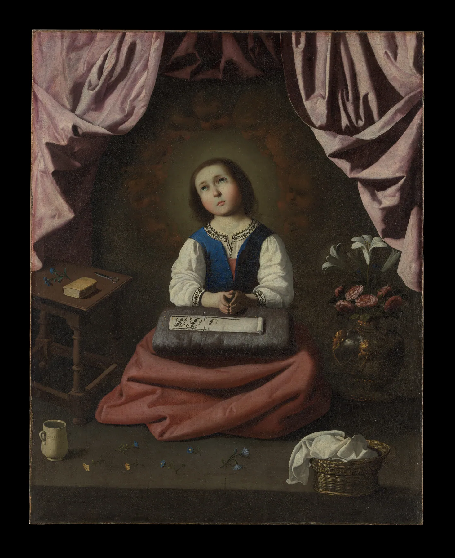 La Virgen niña, de Francisco de Zurbarán