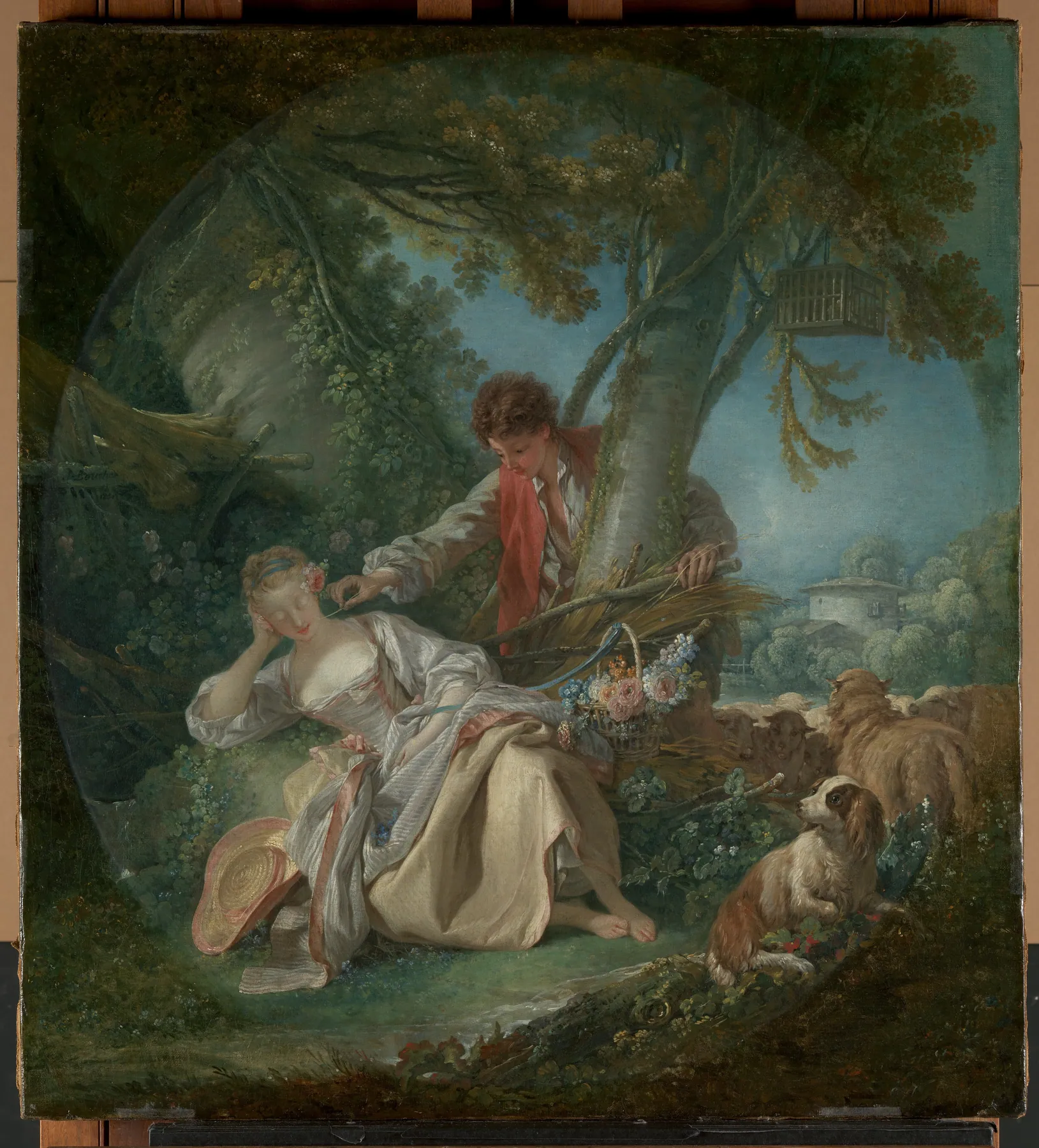 El sueño interrumpido, de François Boucher