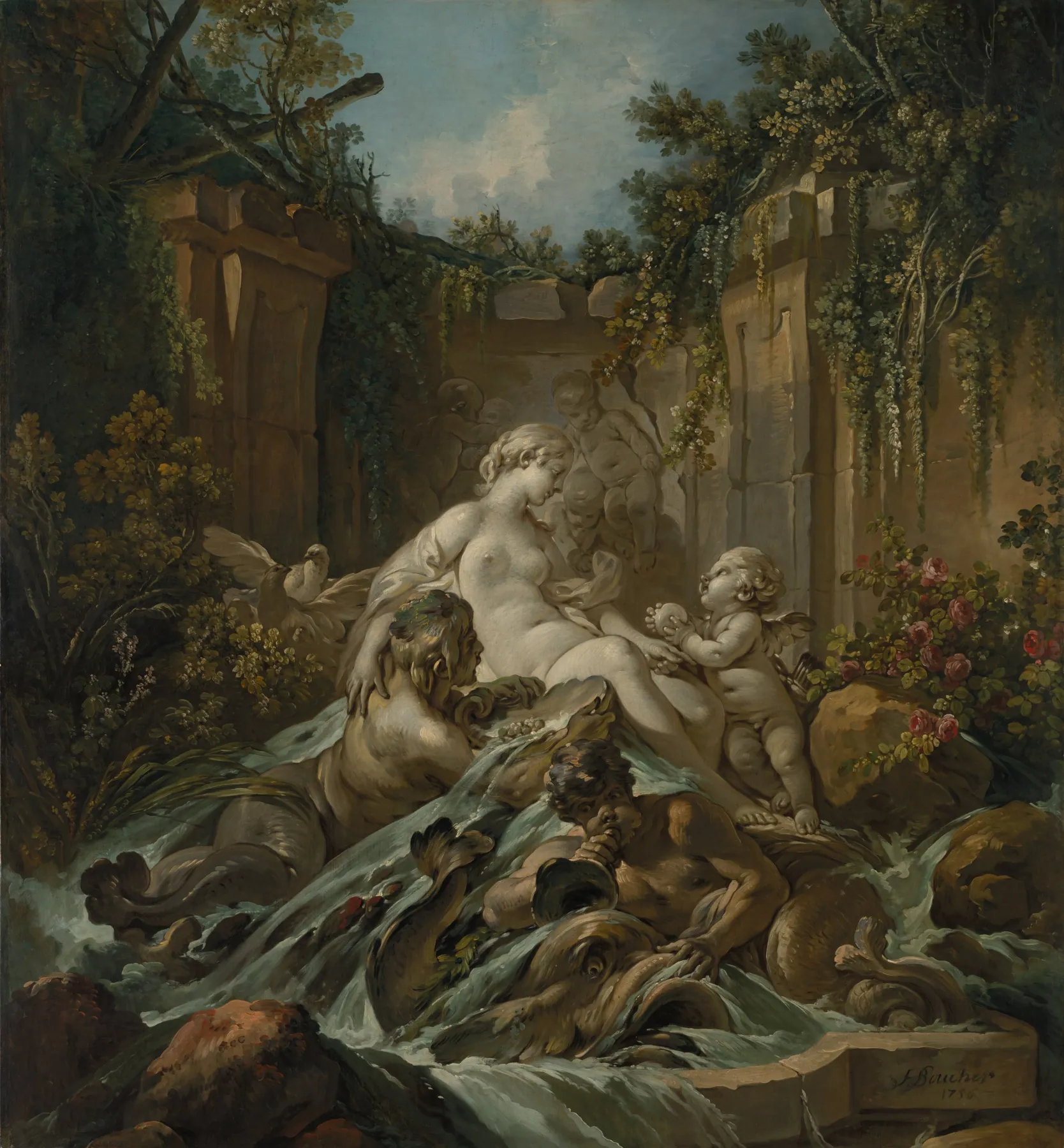 La fuente de Venus, de François Boucher