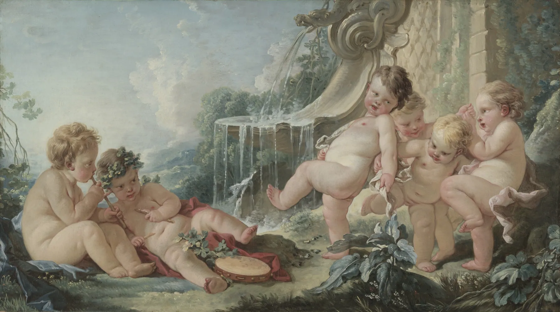 La música y la danza, de François Boucher