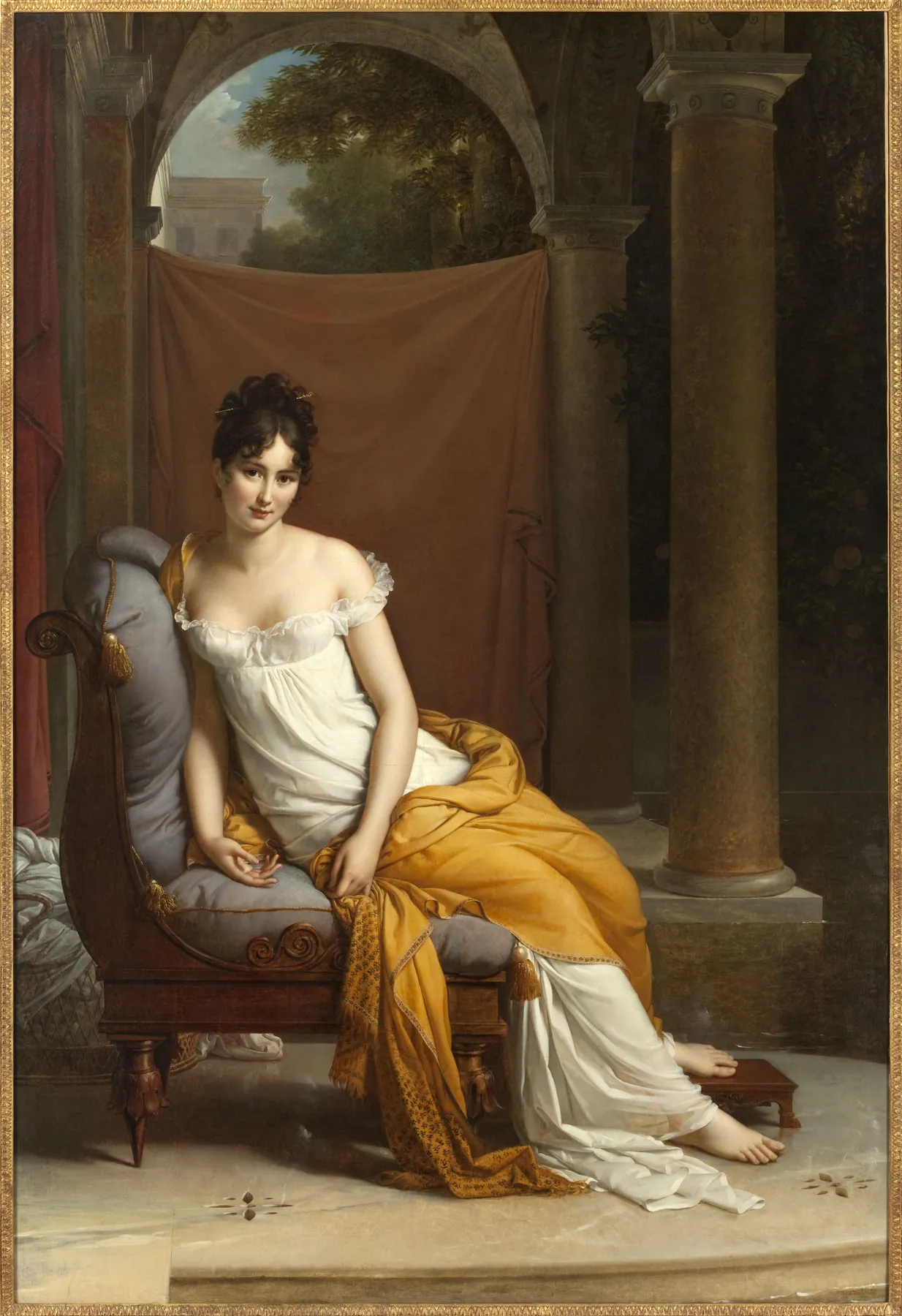 Retrato de Juliette Récamier, de François Gérard