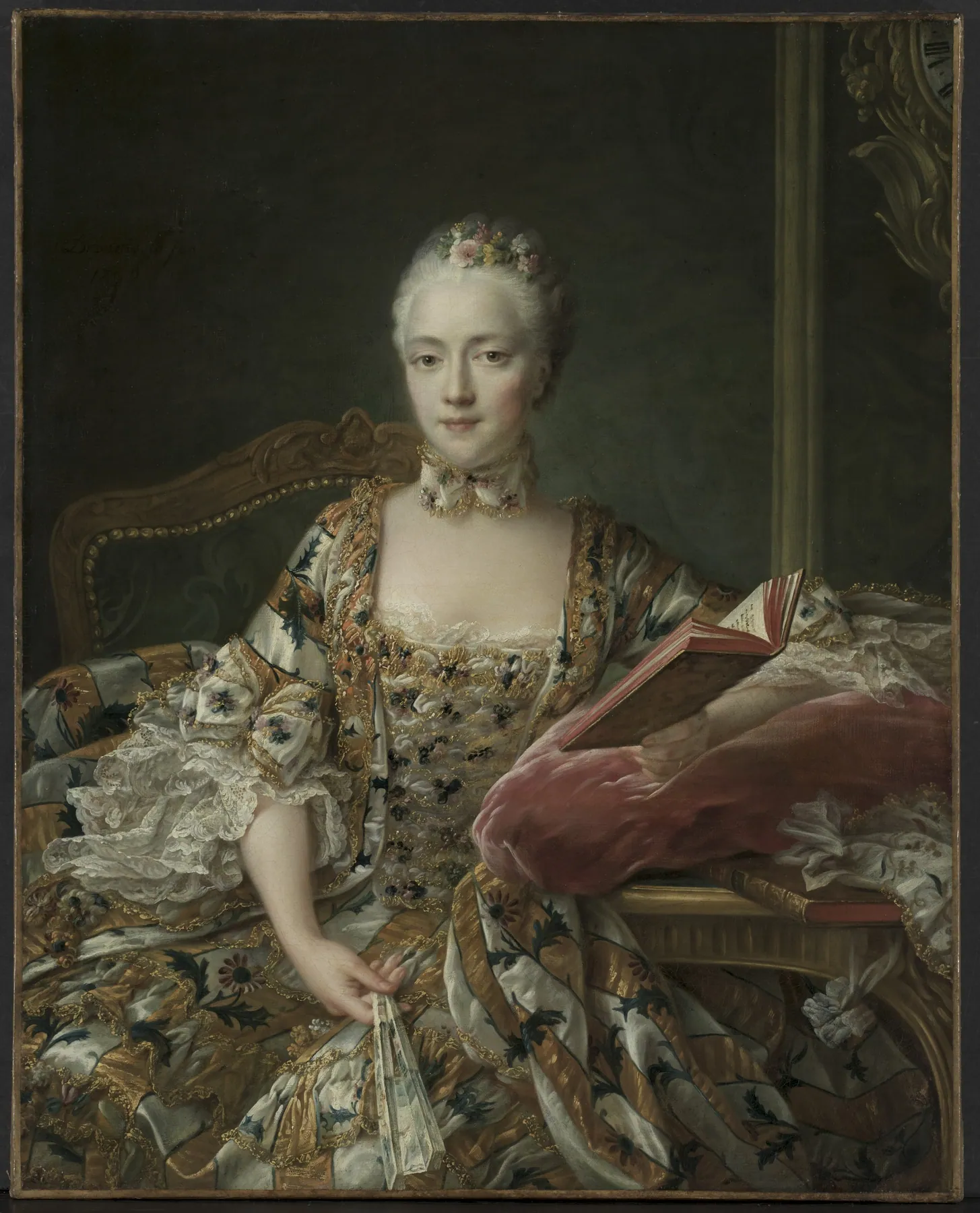 Retrato de la marquesa de Aguirandes, de François Hubert Drouais