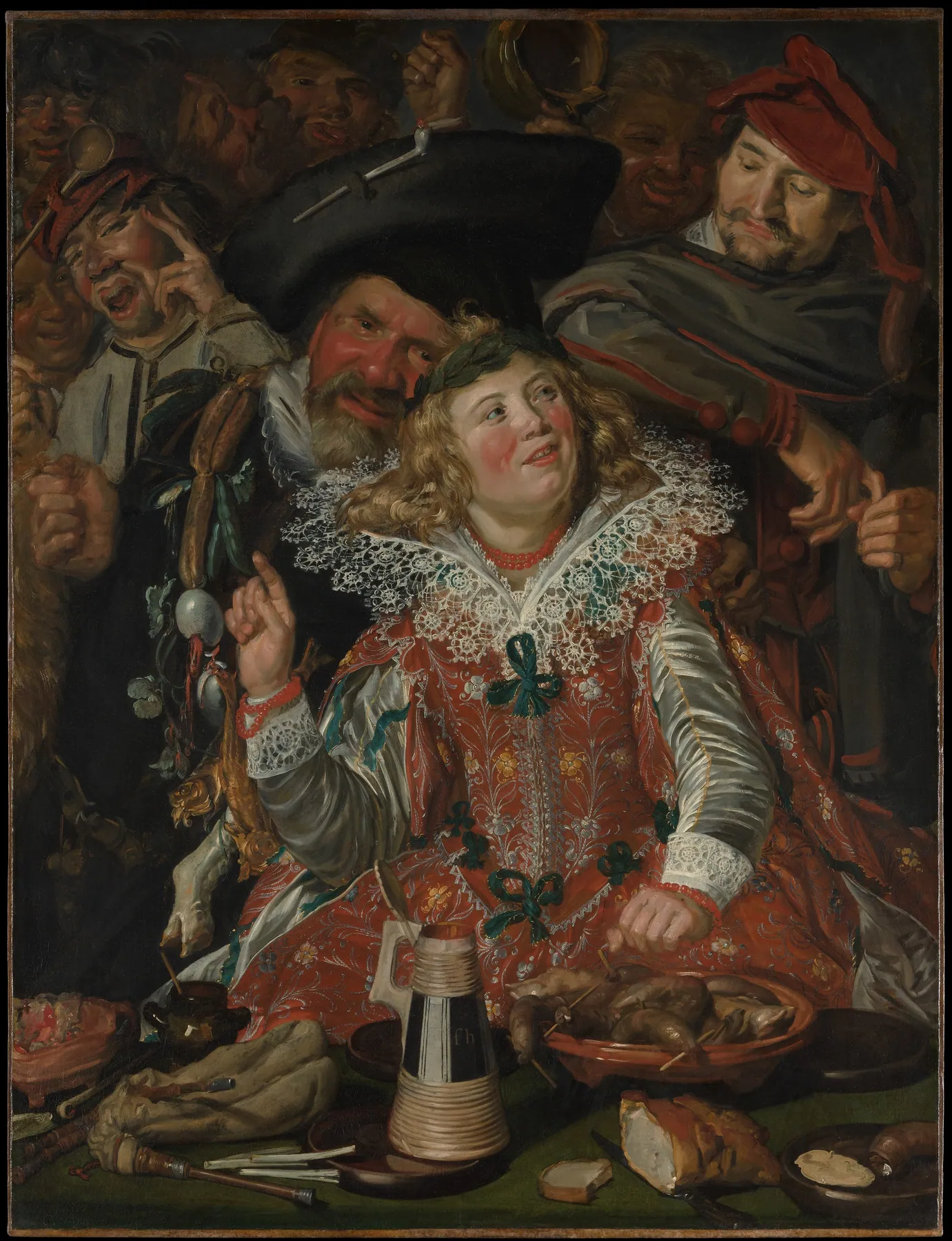 Juerguistas en carnaval, de Frans Hals