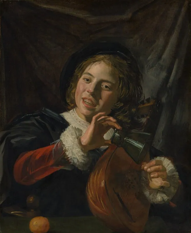 Muchacho con laúd, de Frans Hals