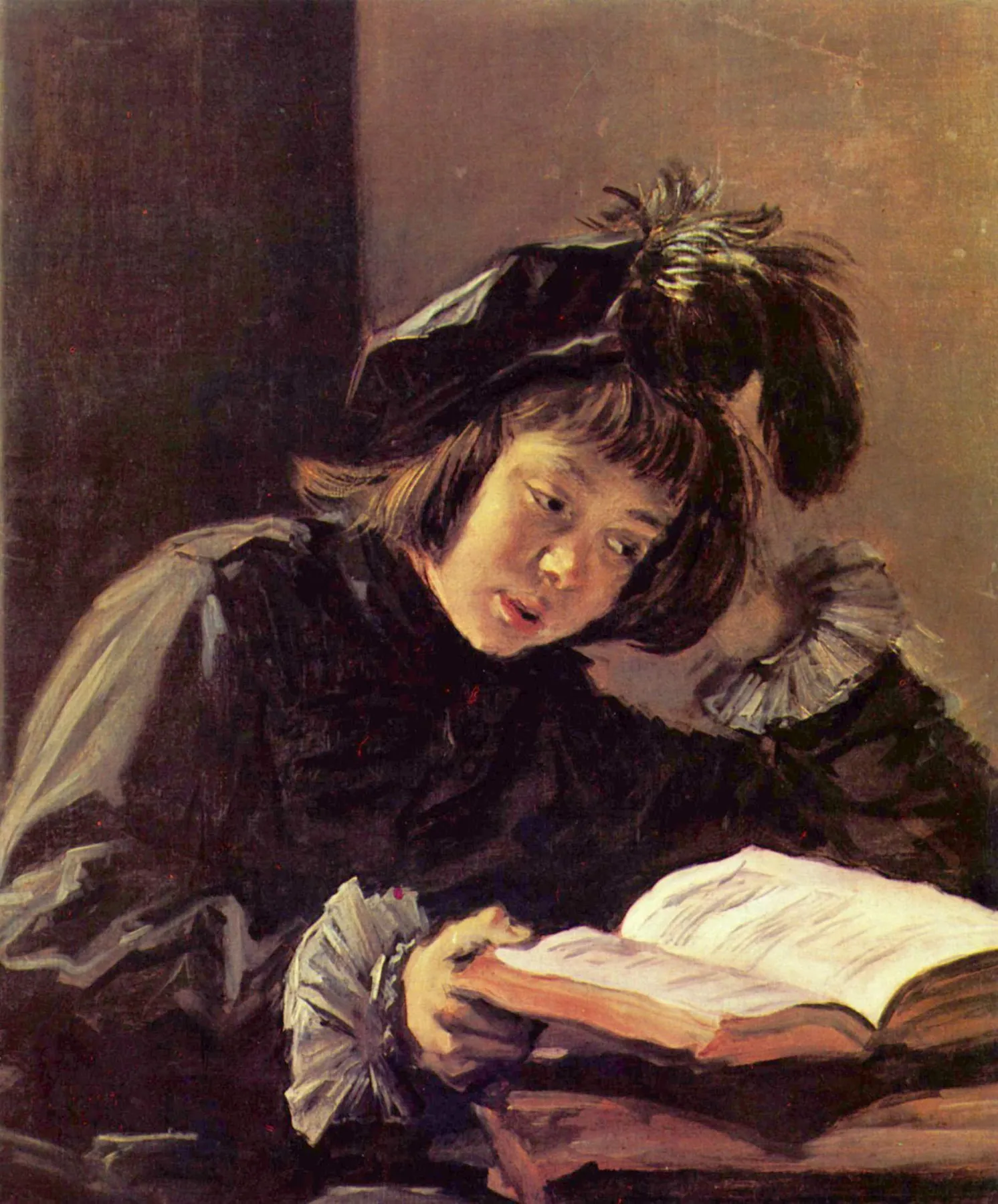 Muchacho leyendo, de Frans Hals