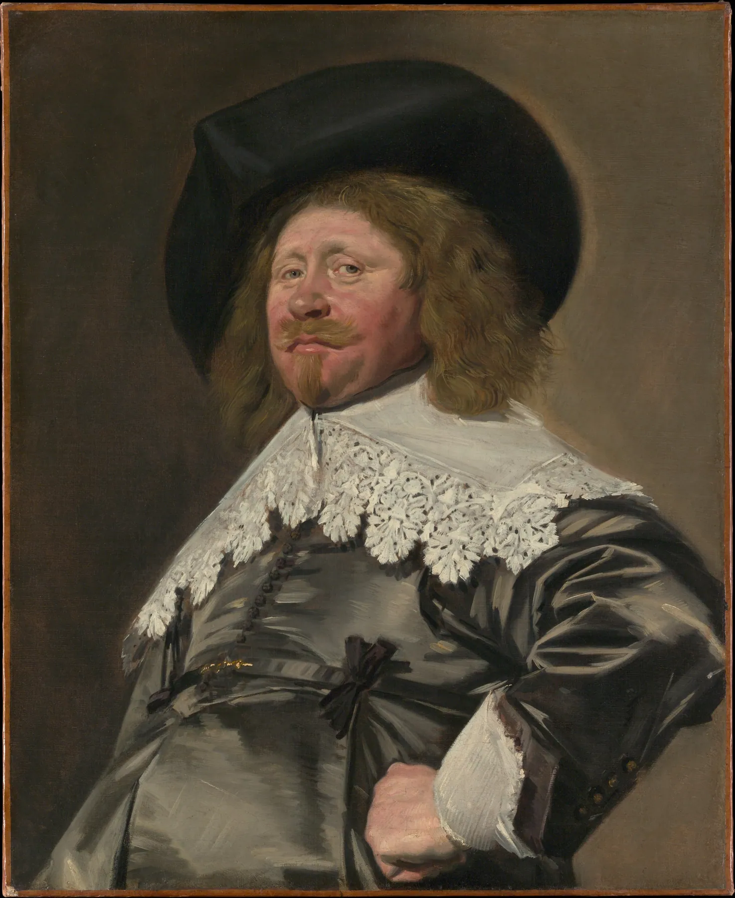 Retrato de un hombre, posiblemente Nicolaes Pietersz Duyst van Voorhout (nacido hacia 1600, fallecido en 1650), de Frans Hals