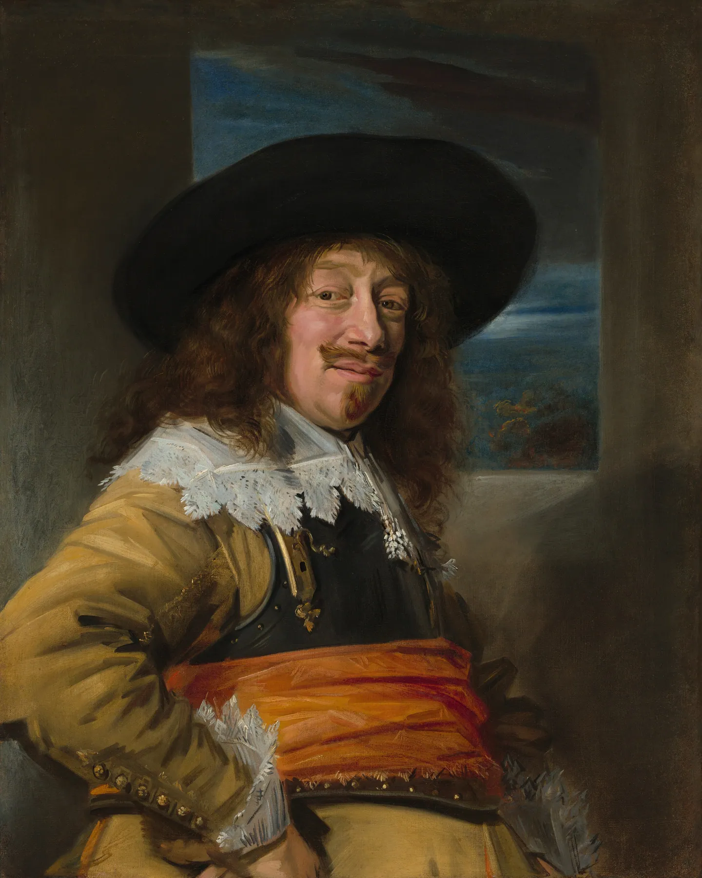Retrato de un miembro de la Guardia Cívica de Haarlem, de Frans Hals