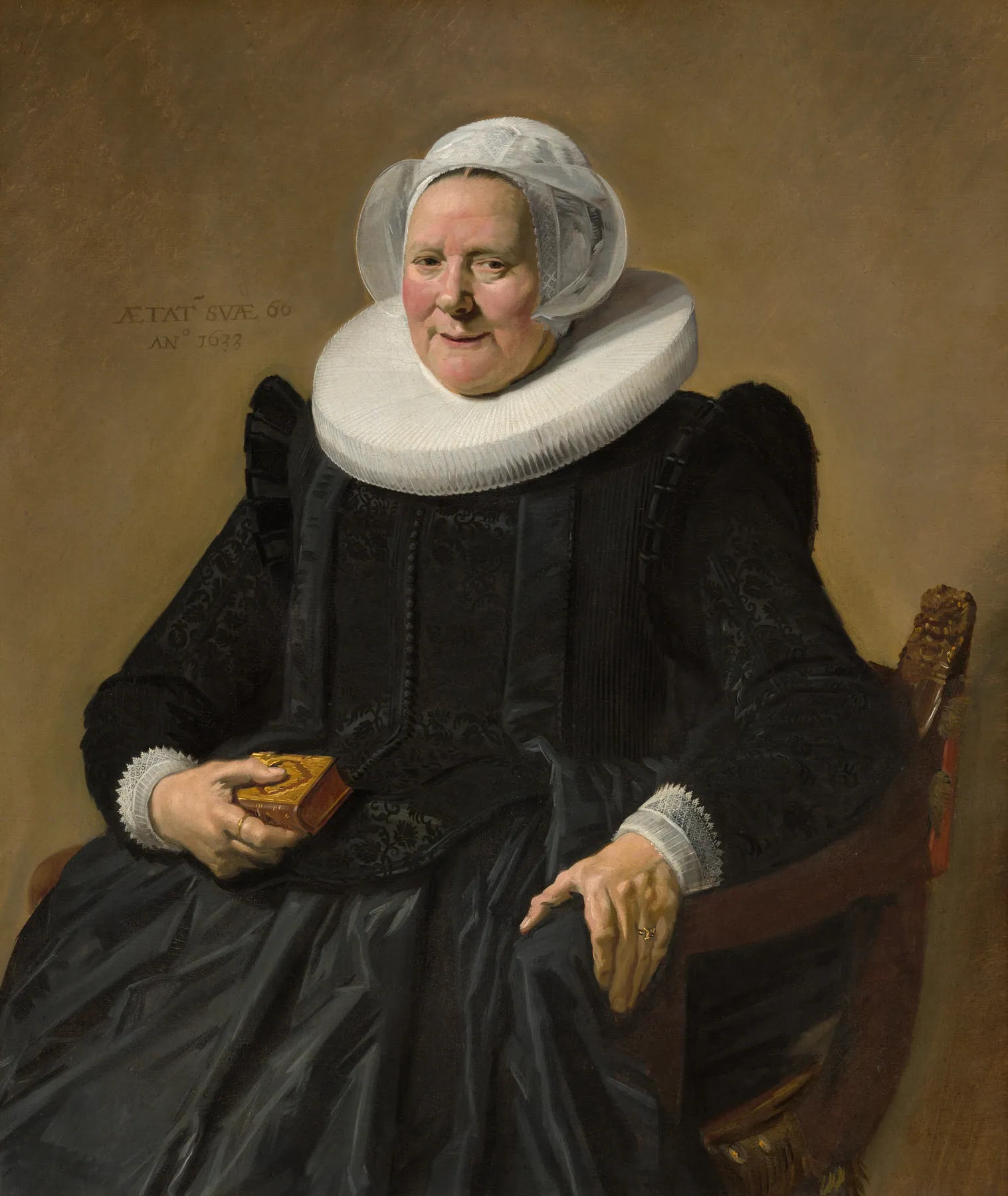 Retrato de una mujer de sesenta años, de Frans Hals