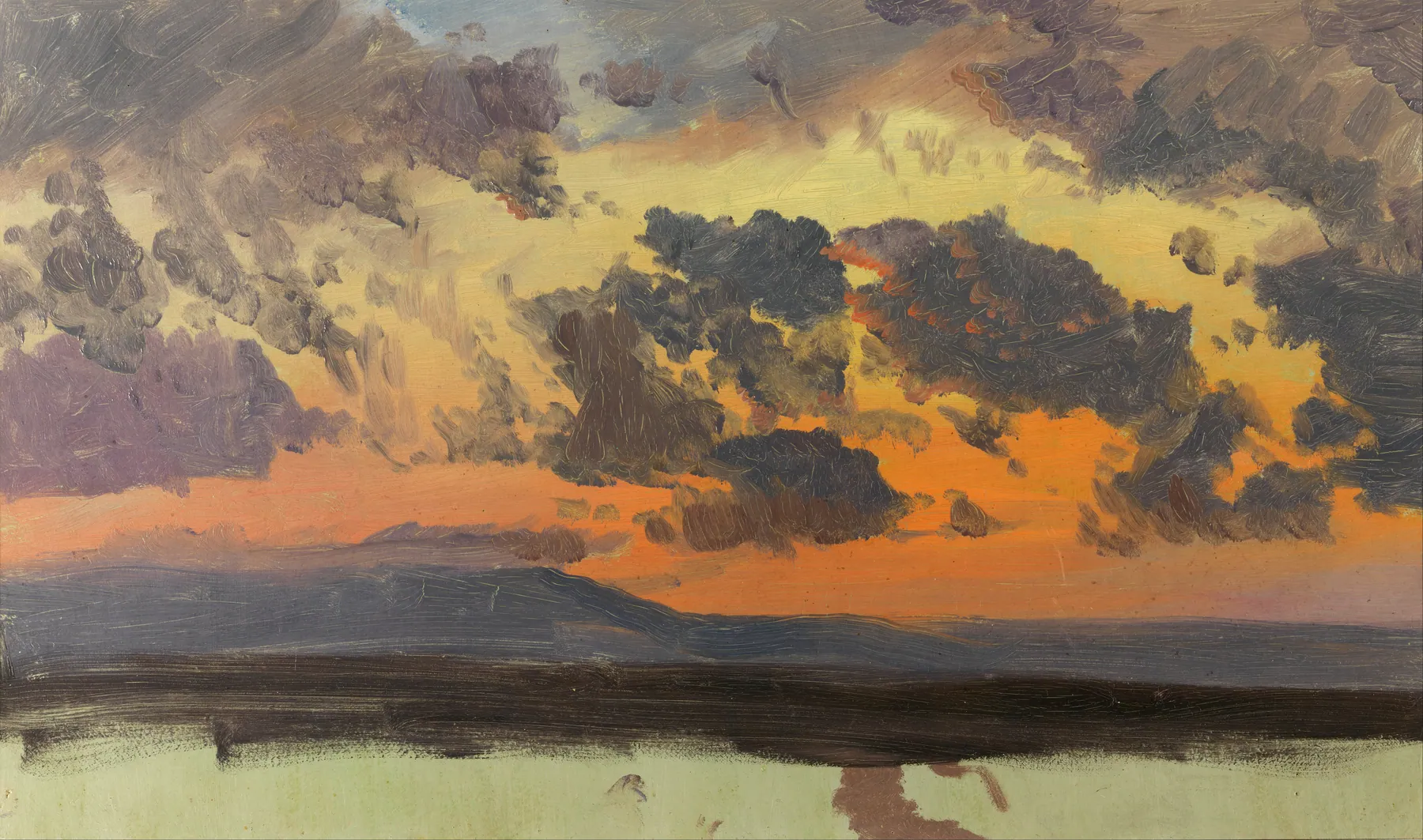 Atardecer en Jamaica, de Frederic Edwin Church