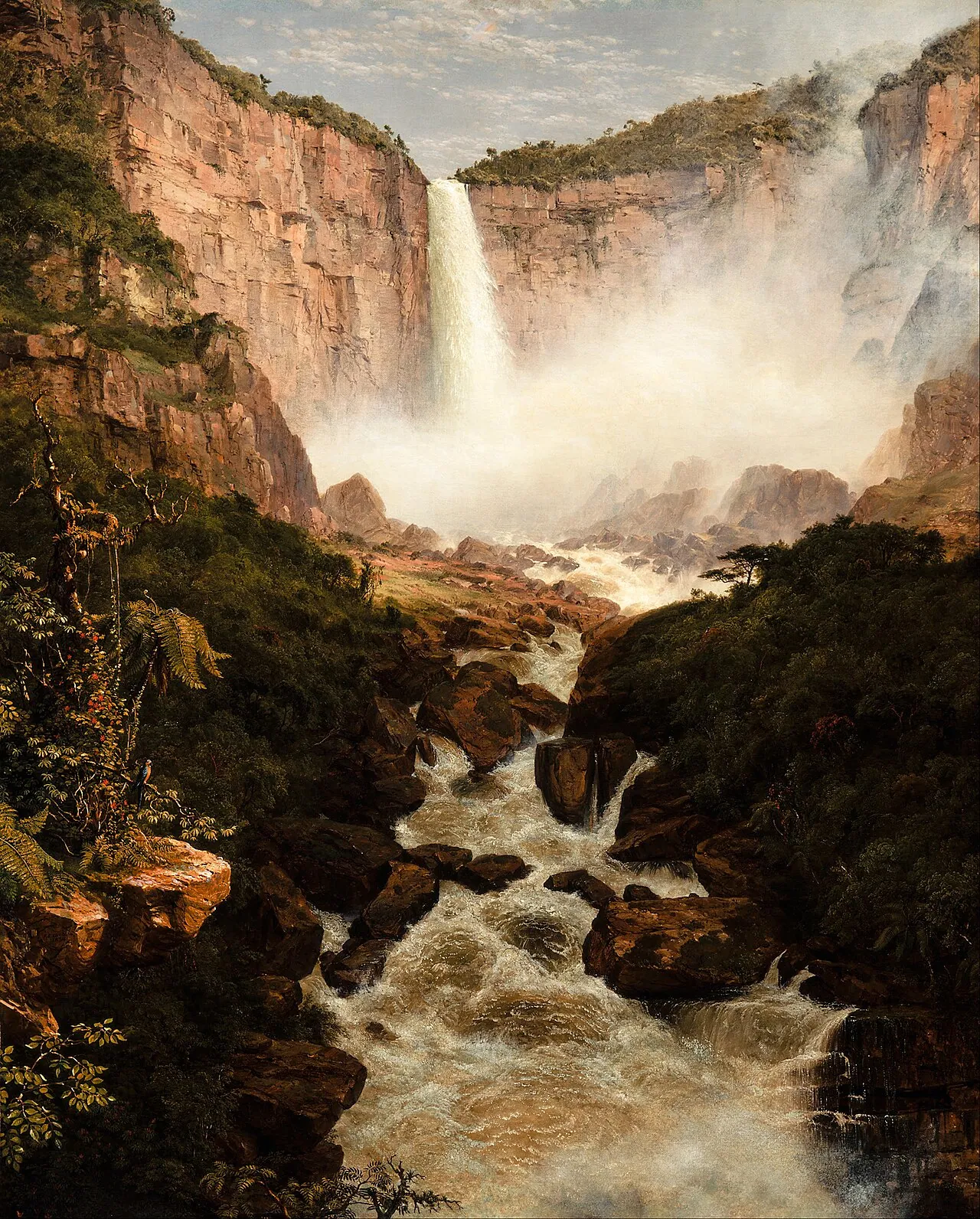 Cataratas de Tequendama (Boceto), de Frederic Edwin Church