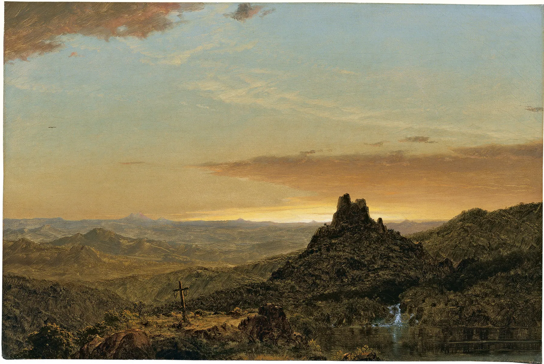 Cruz en el desierto, de Frederic Edwin Church