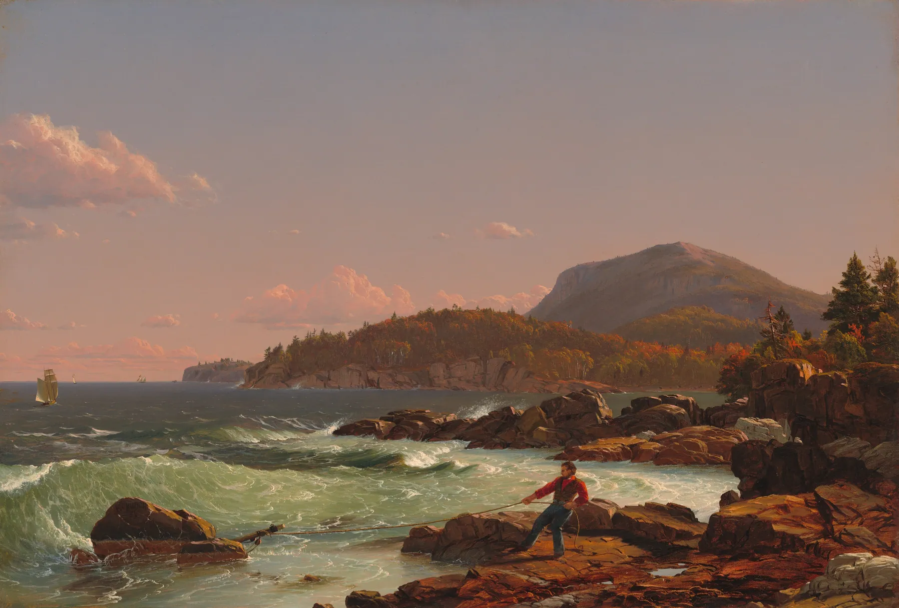 Newport Mountain, Mount Desert, de Frederic Edwin Church